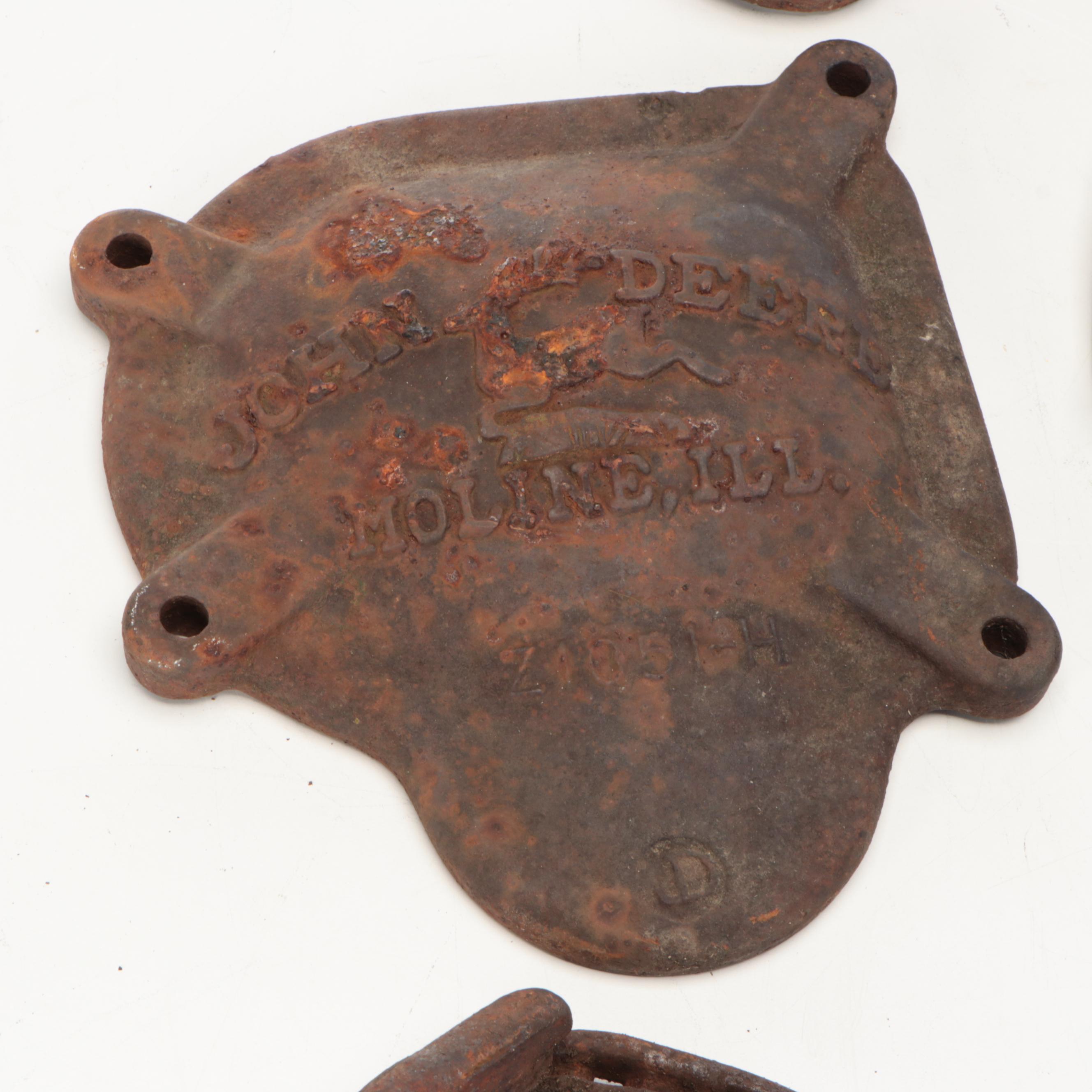 Iron Horseshoes with Branding Iron and More Tools