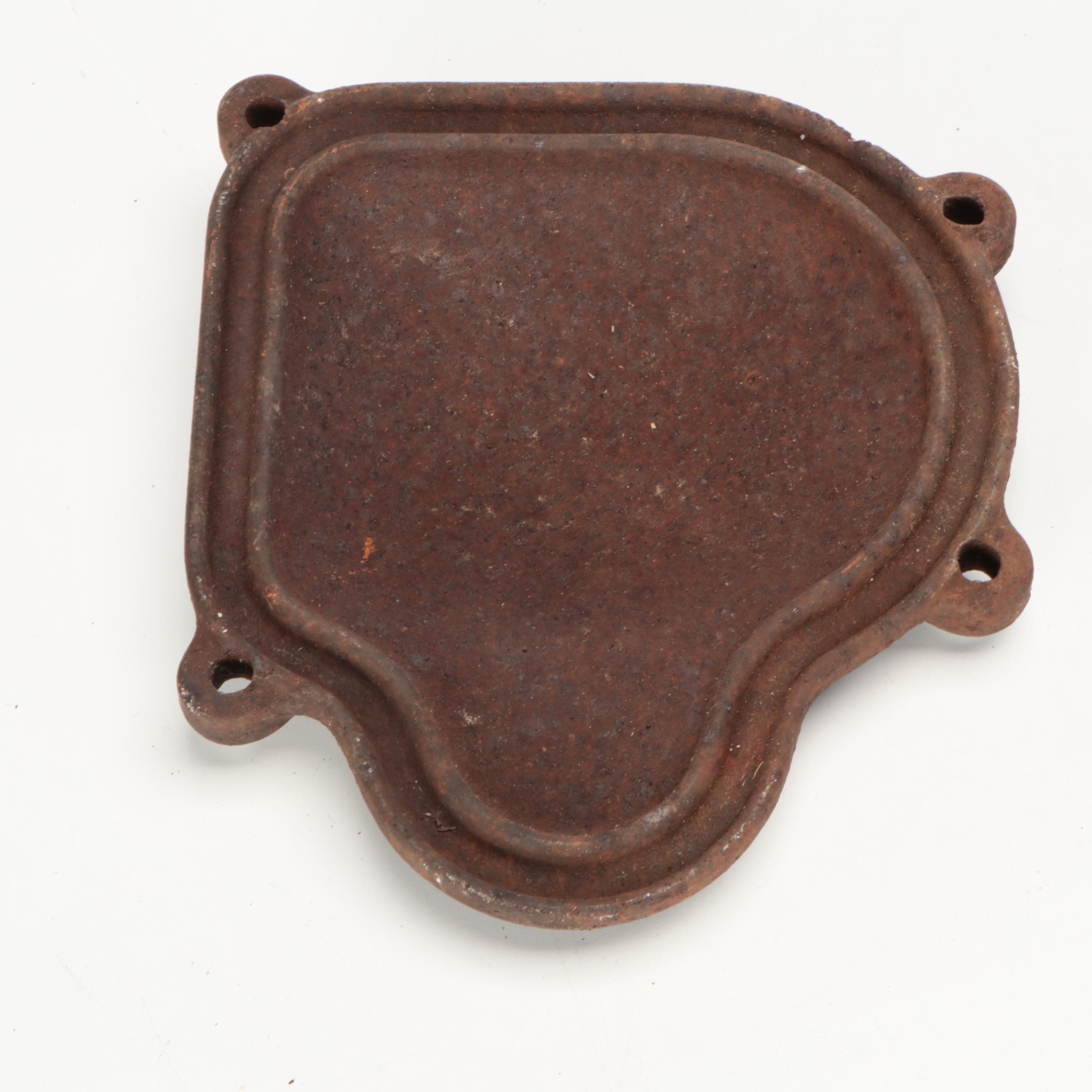 Iron Horseshoes with Branding Iron and More Tools