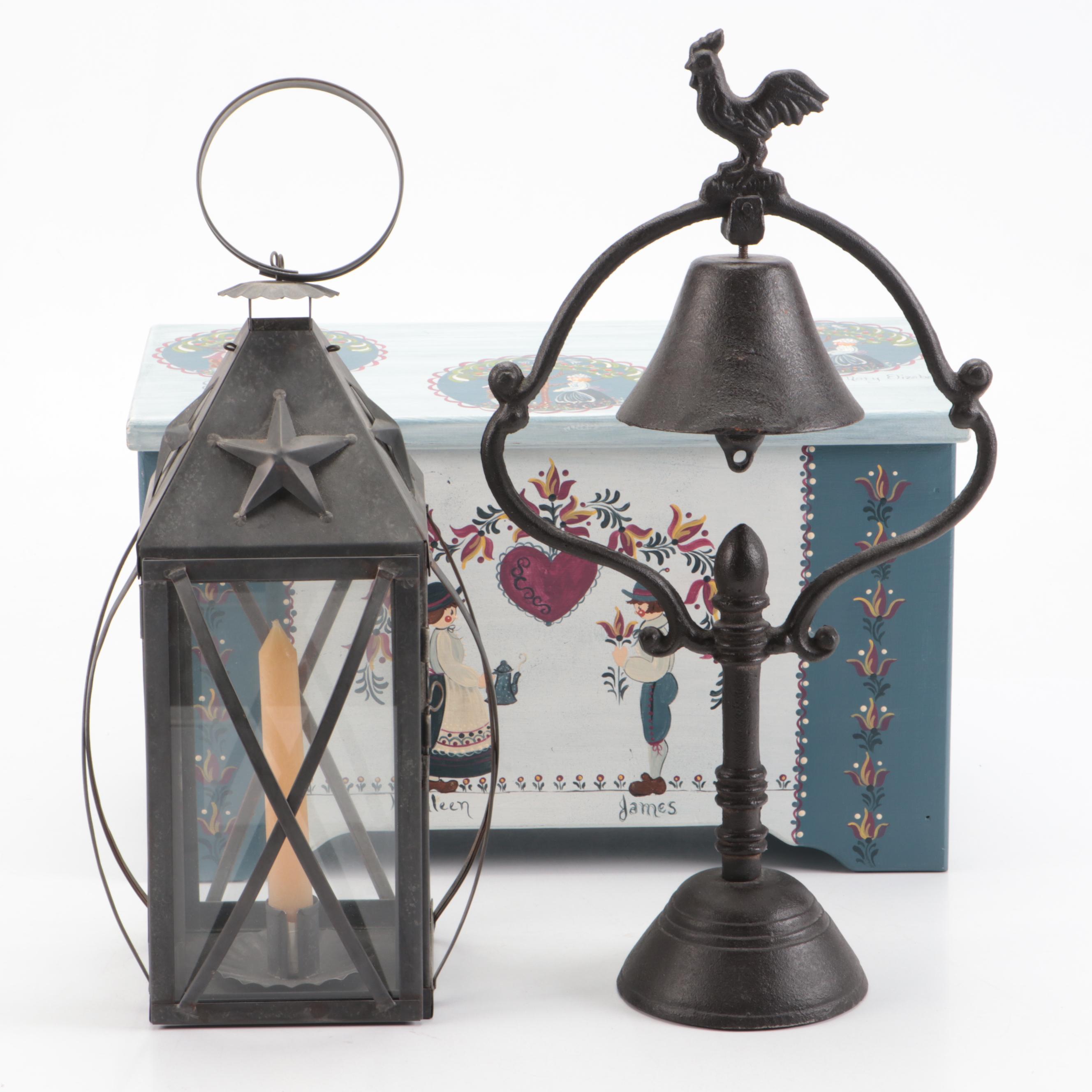 Folk Art Style Hand-Painted Decorative Box and More