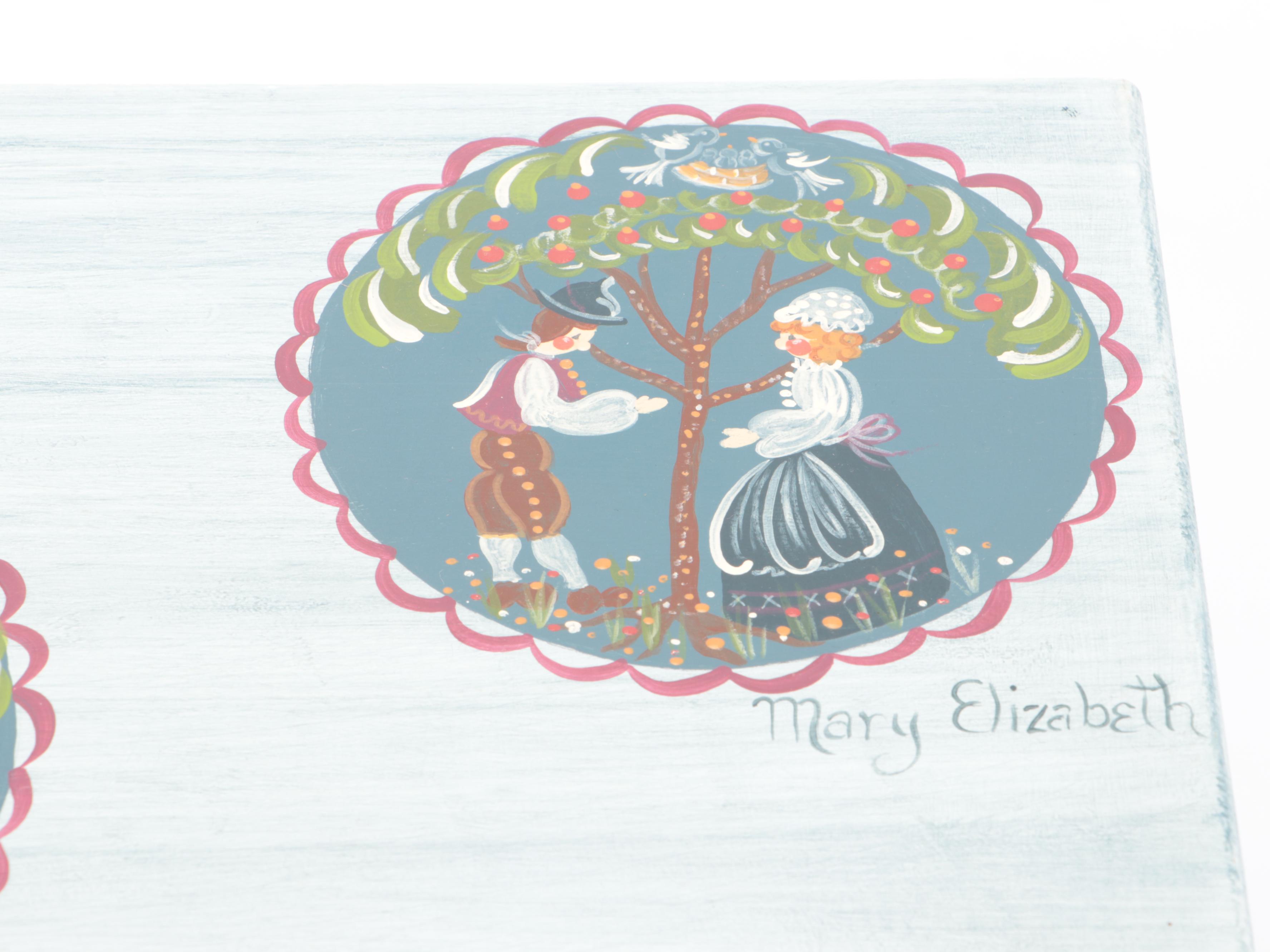 Folk Art Style Hand-Painted Decorative Box and More