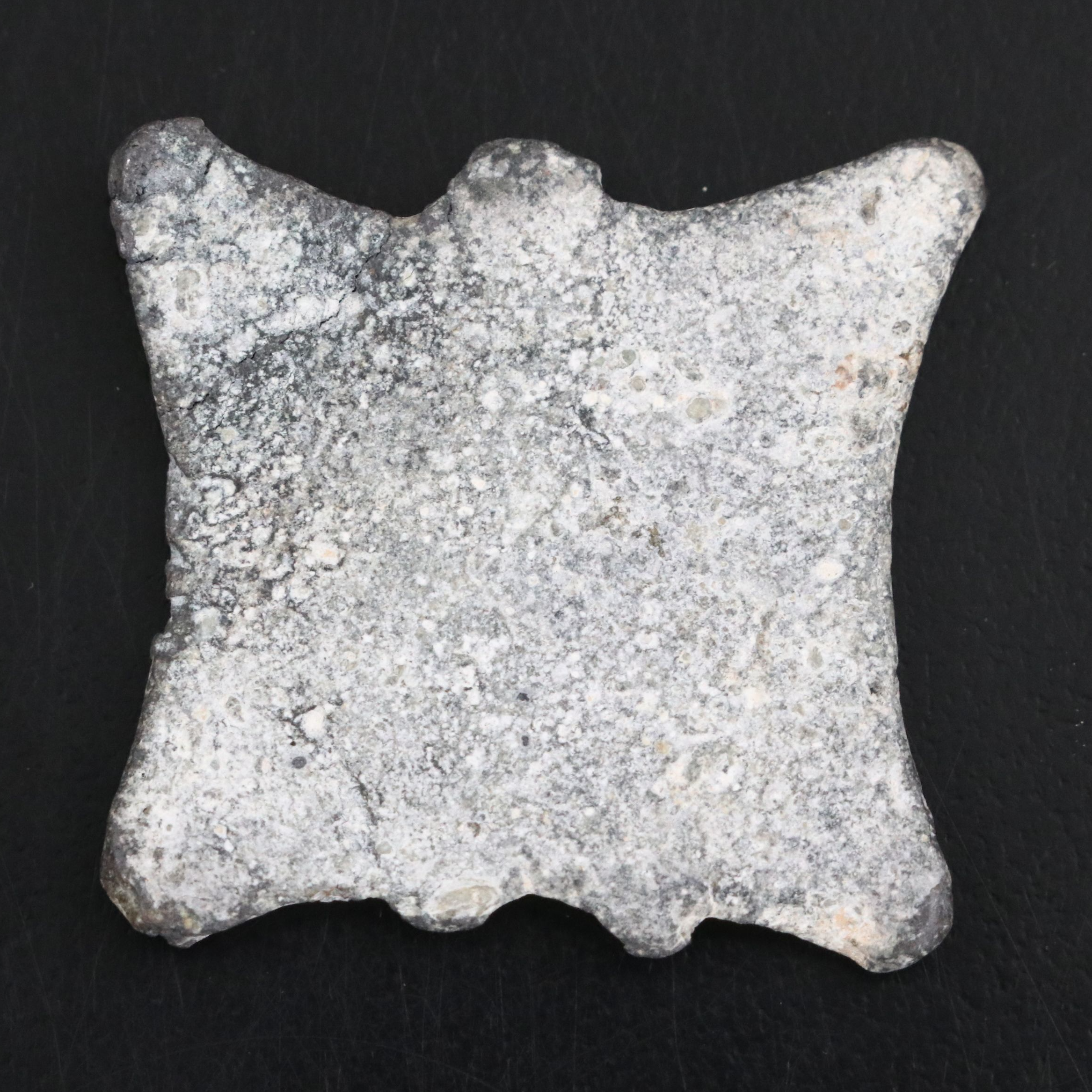 Roman Bronze Fibula, Byzantine Token and Egyptian Faience Amulet