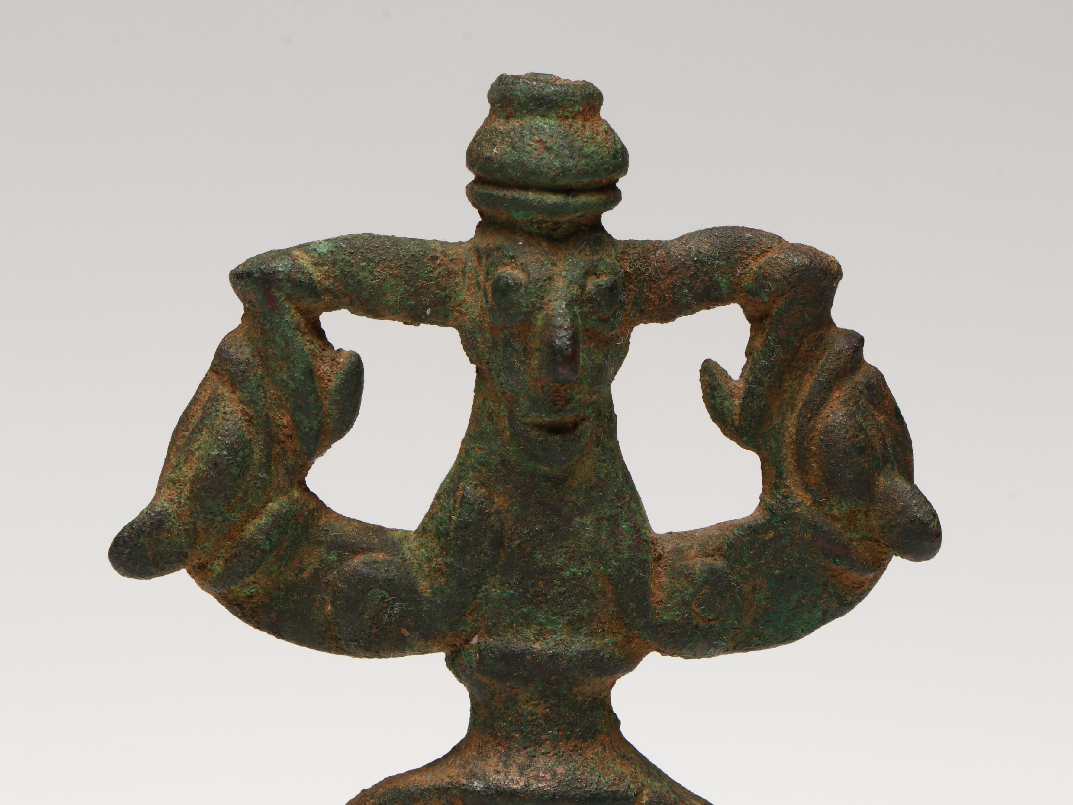 Luristan Bronze Standard Finial, Circa 1st Millennium BCE