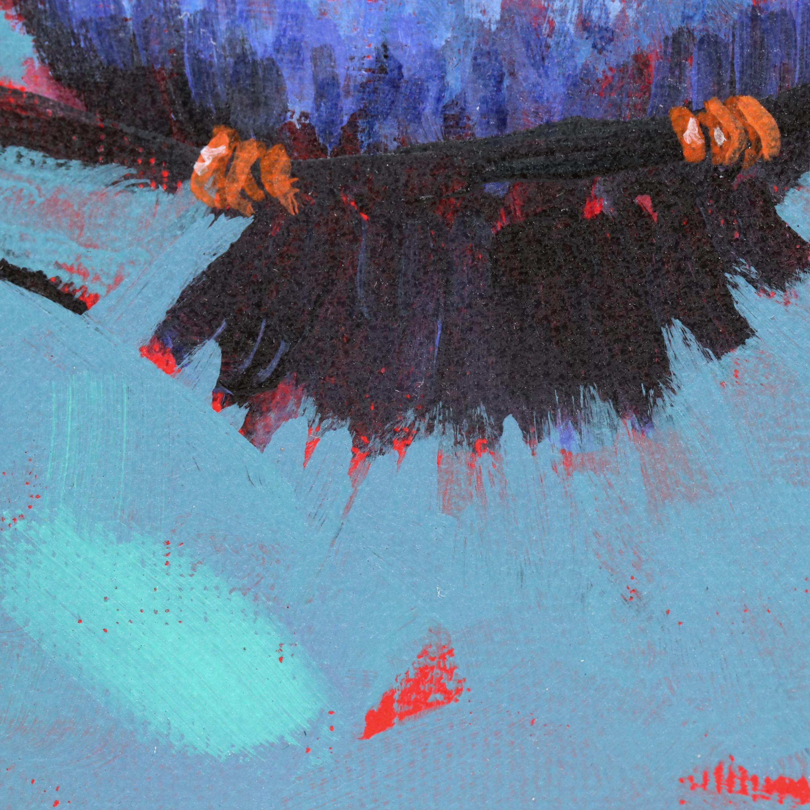 Doug "Bumo" Johnpeer Oil Painting of an Owl, 2025