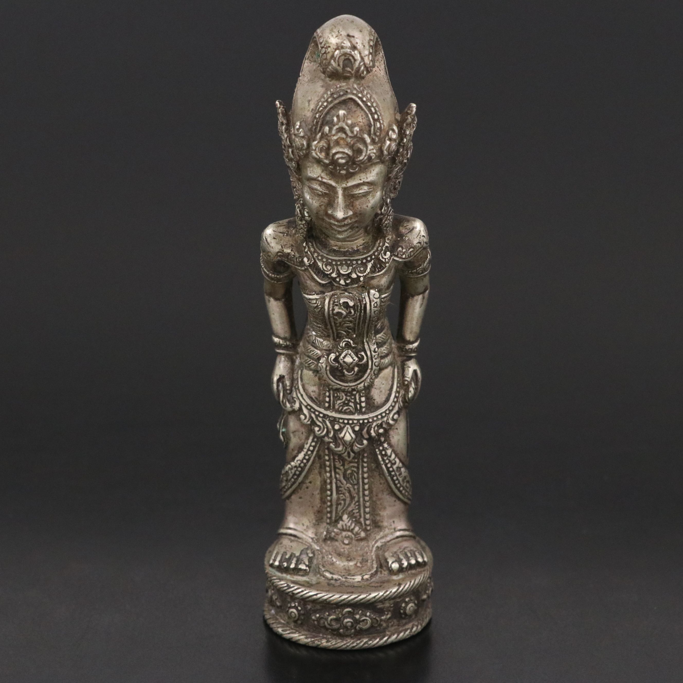 Balinese Silver Wayang Figure, Late 19th/ Early 20th Century