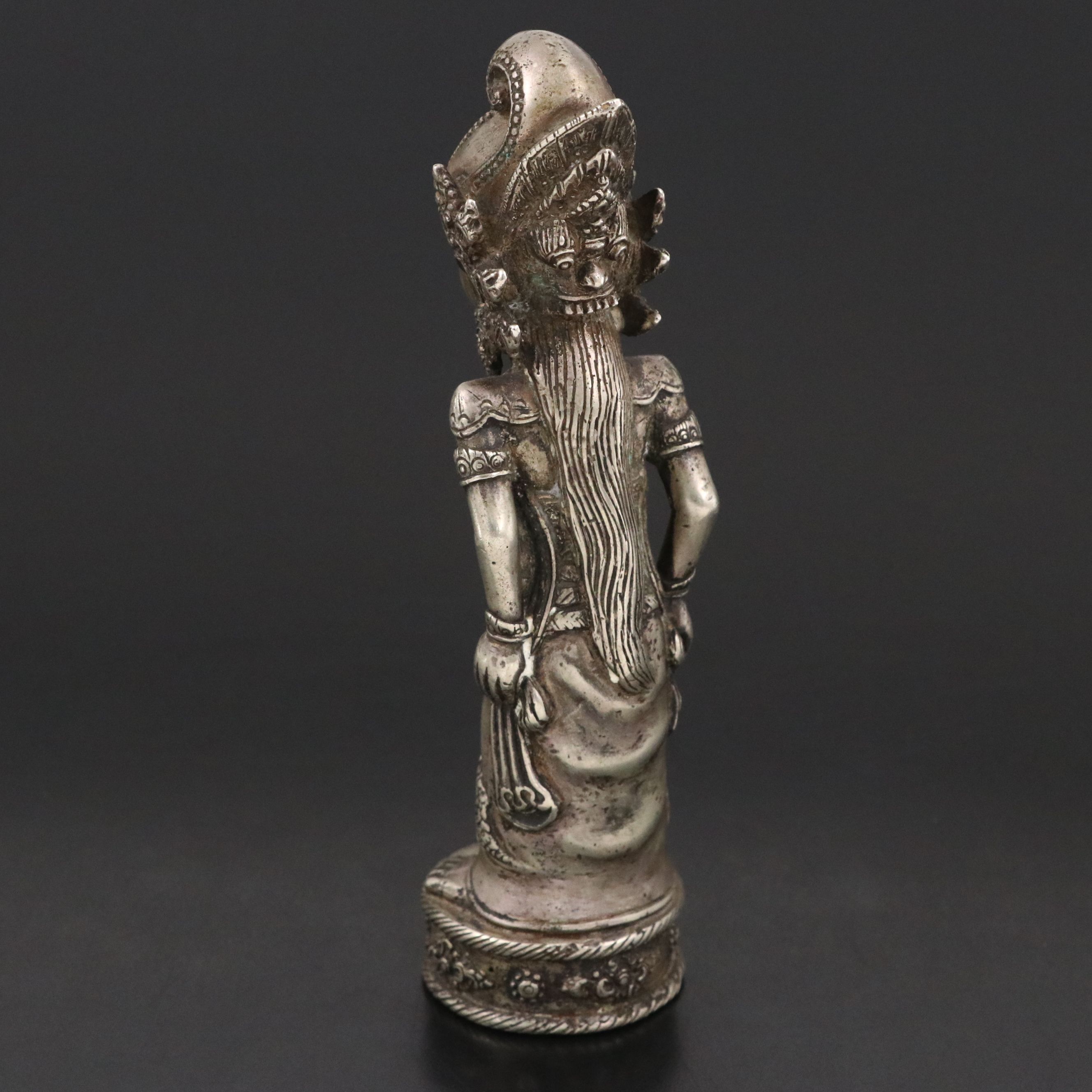 Balinese Silver Wayang Figure, Late 19th/ Early 20th Century