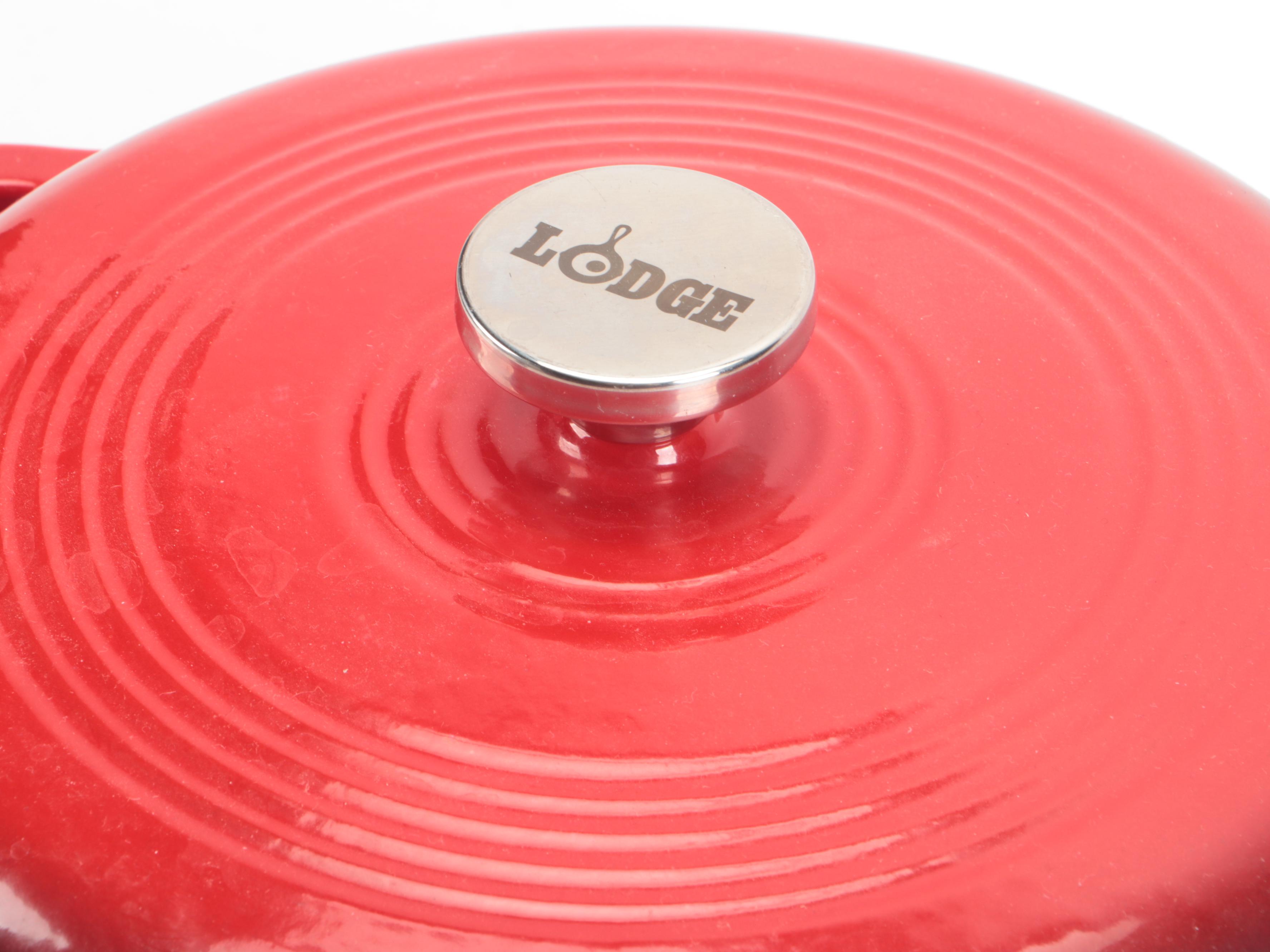 Lodge Enamel Cast Iron Dutch Oven