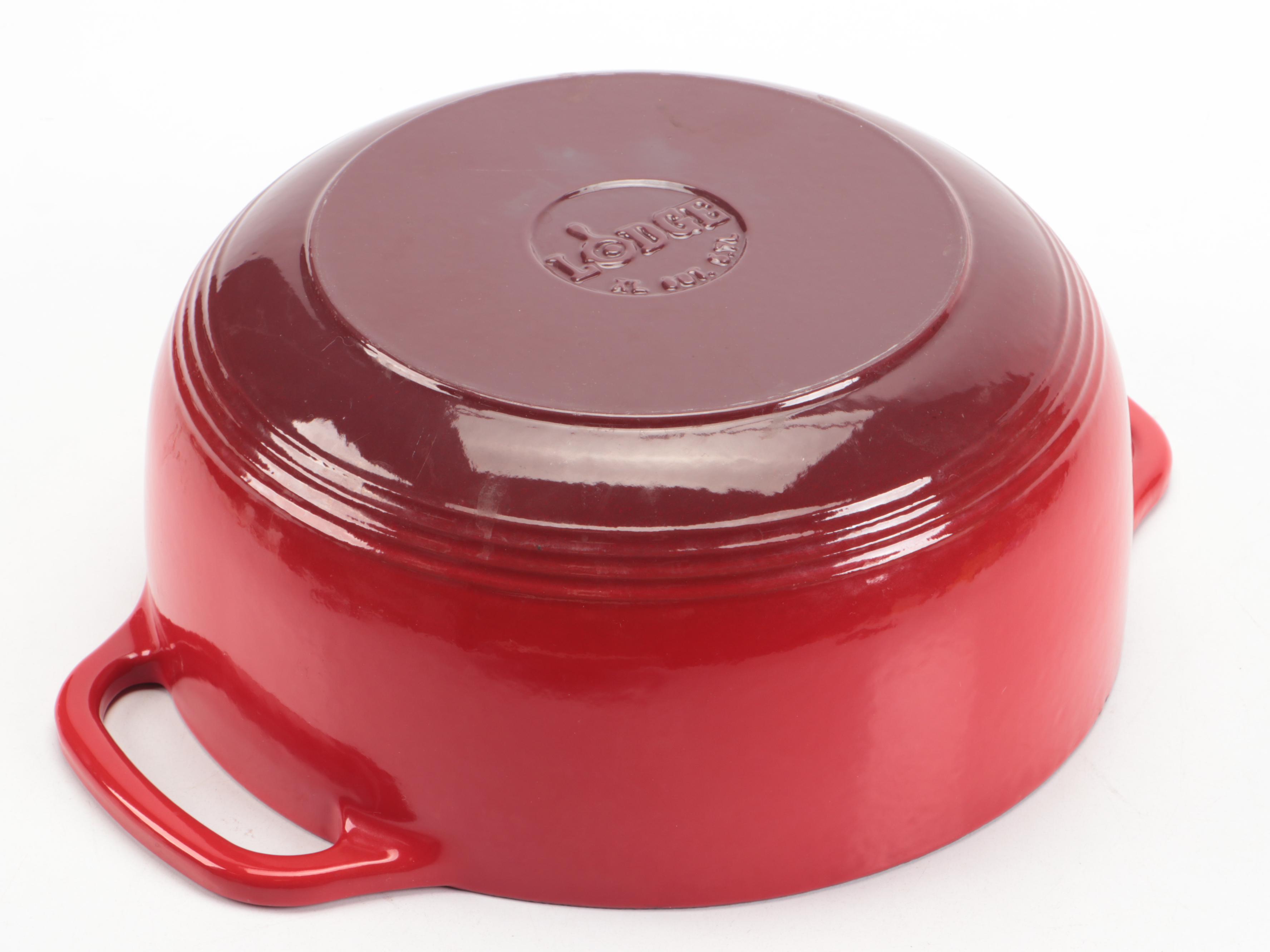 Lodge Enamel Cast Iron Dutch Oven