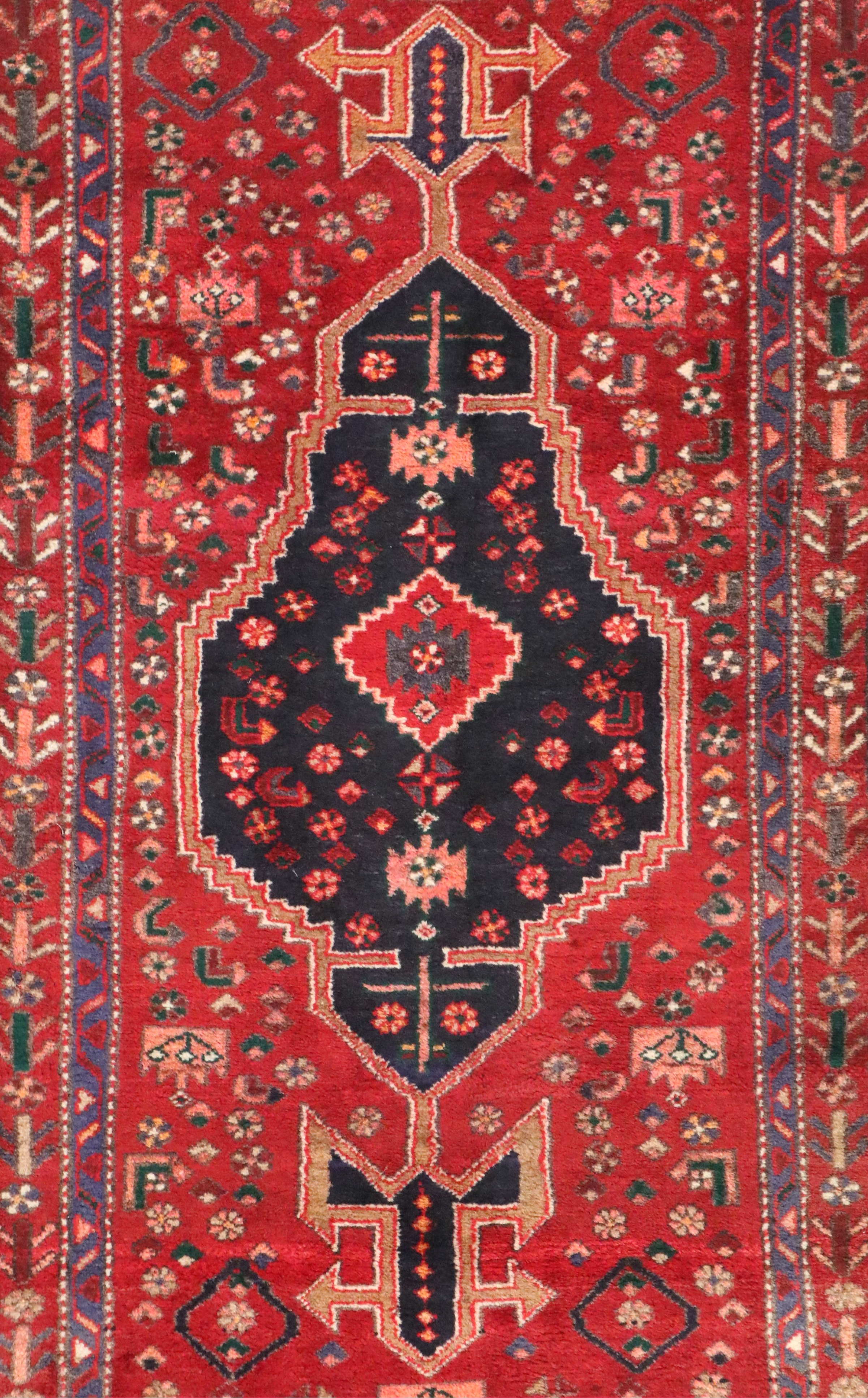 3'4 x 6'4 Hand-Knotted Persian Bakhshayesh Area Rug