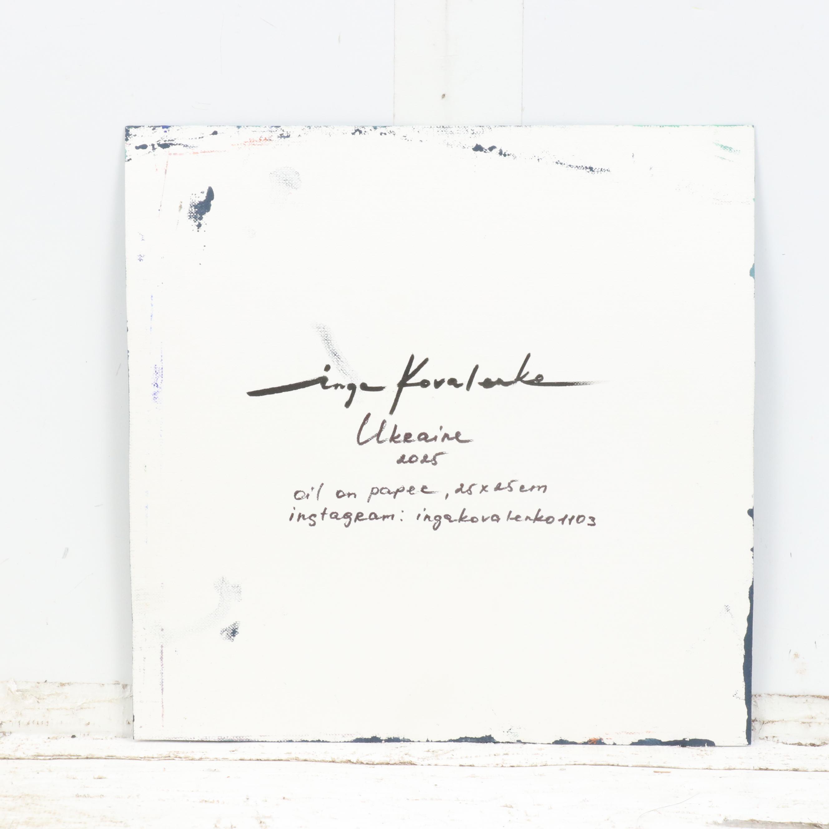 Inga Kovalenko Oil Painting of a Hummingbird, 2025