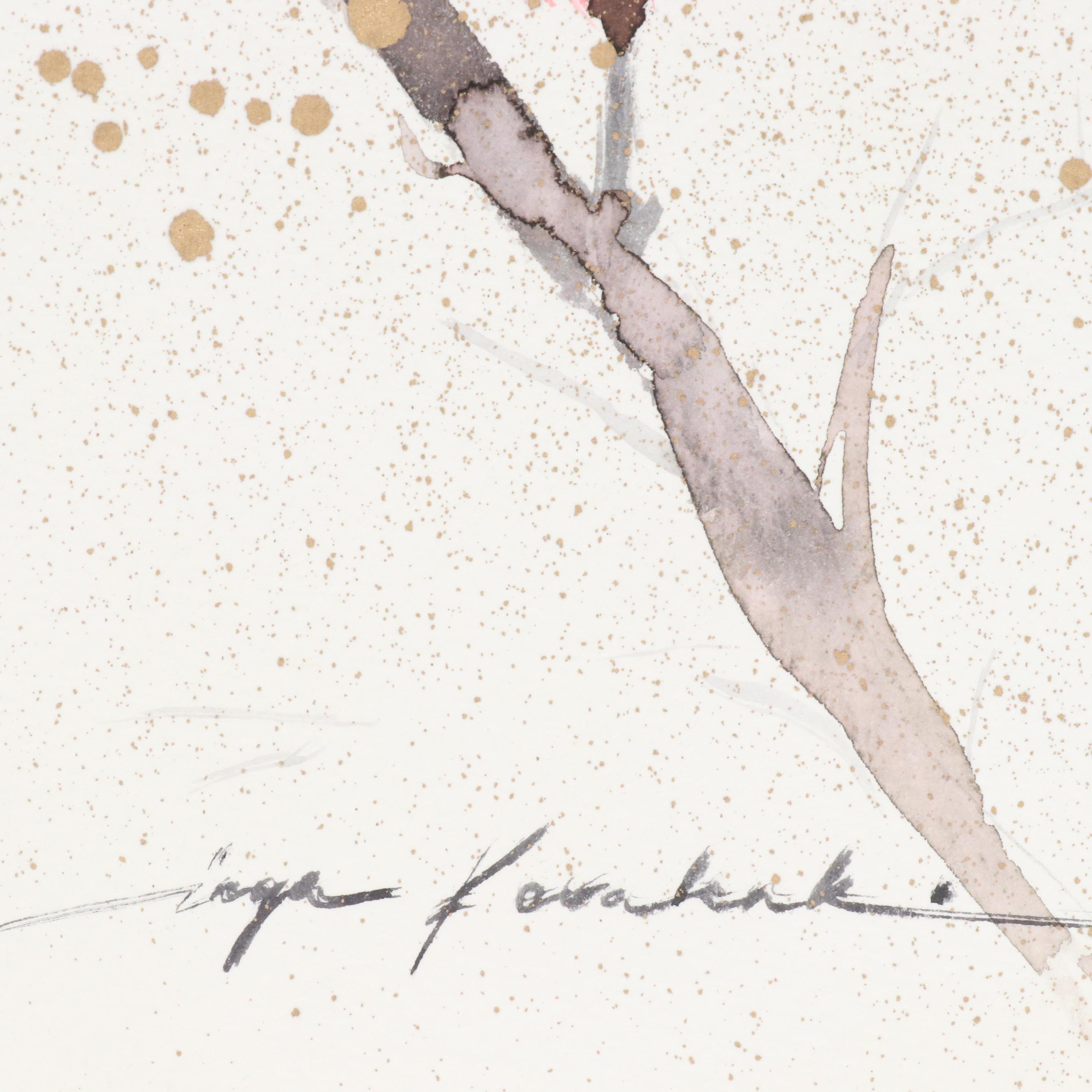 Inga Kovalenko Watercolor Painting of Bird, 2025