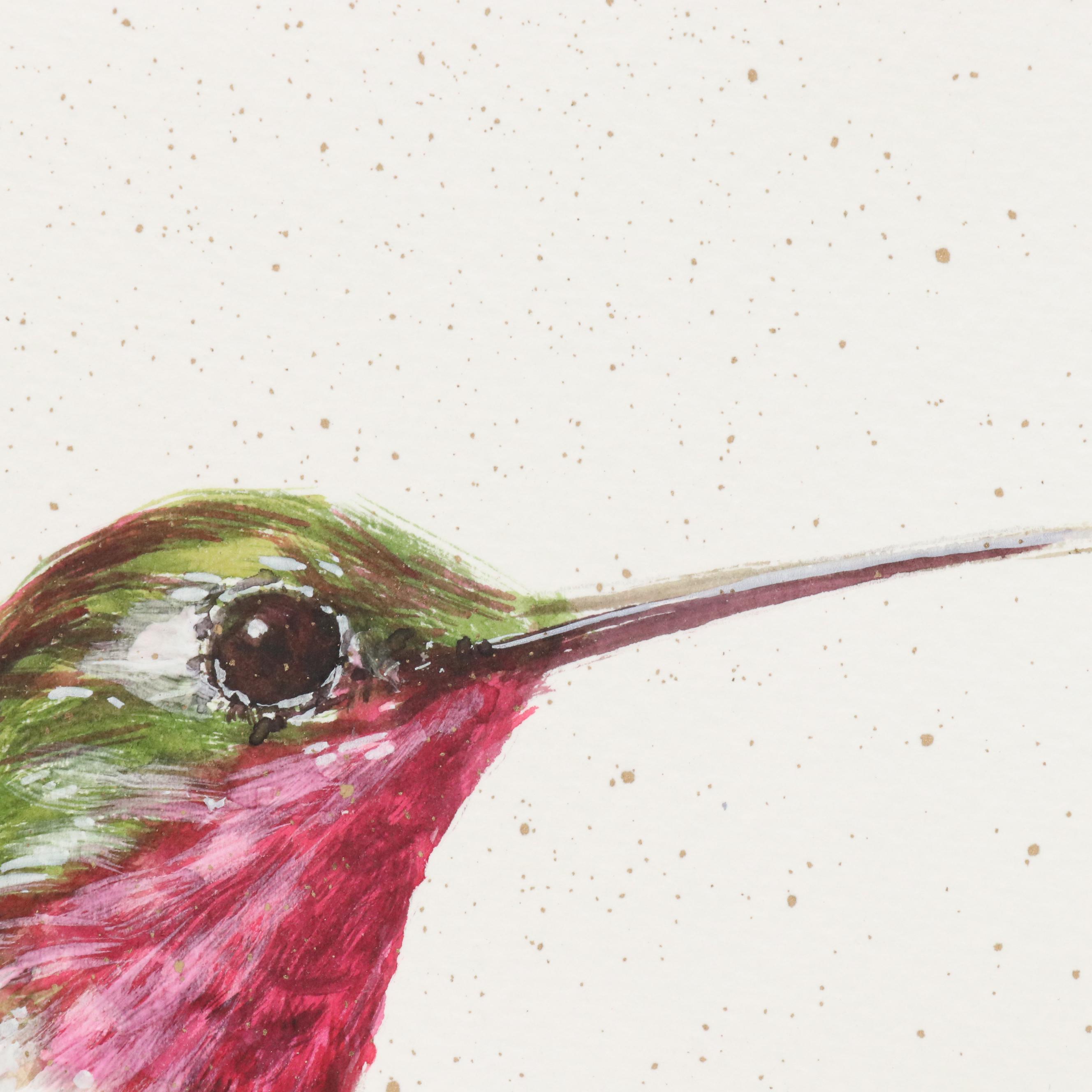 Inga Kovalenko Watercolor Painting of a Hummingbird, 2025