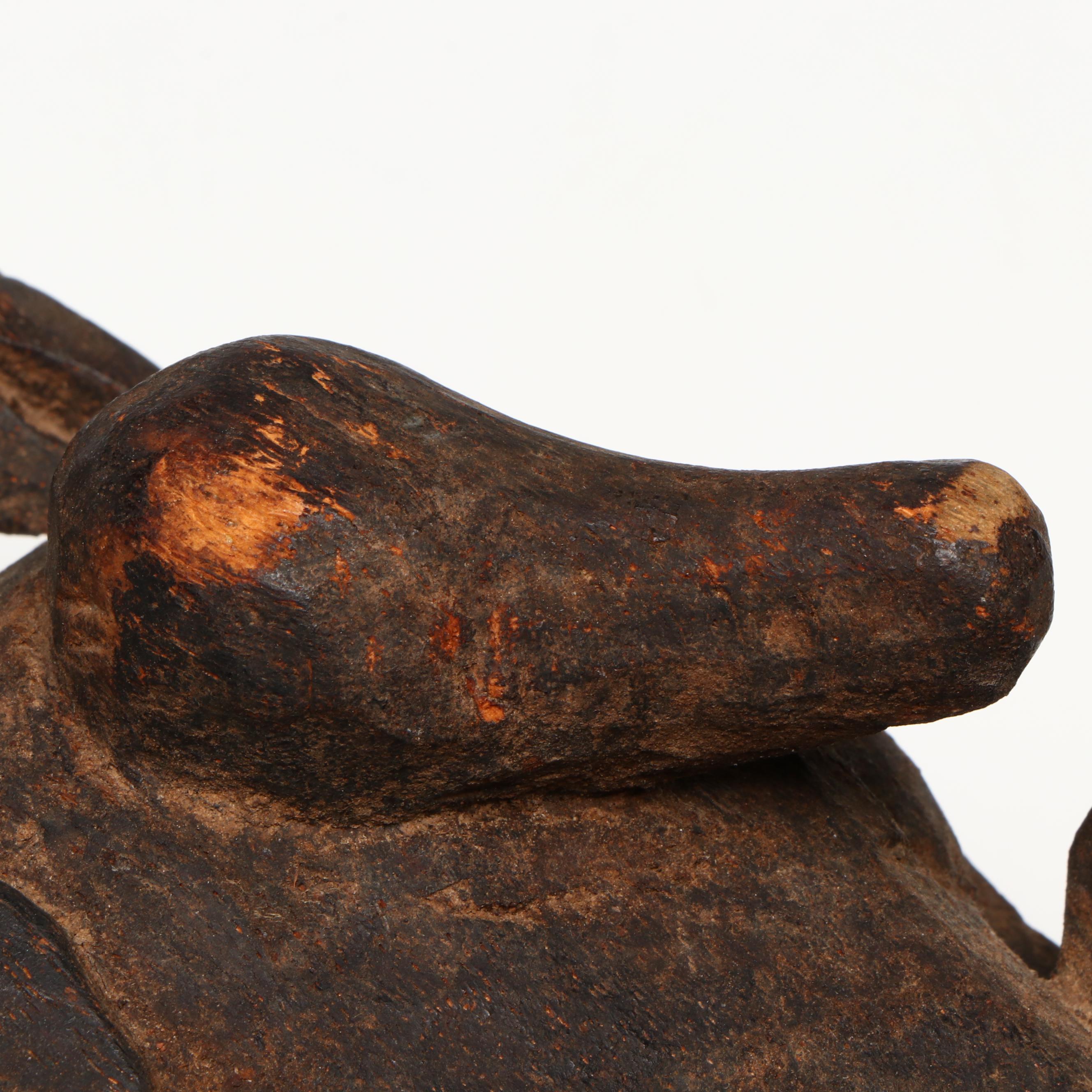 Senufo Small Wood Firespitter Mask