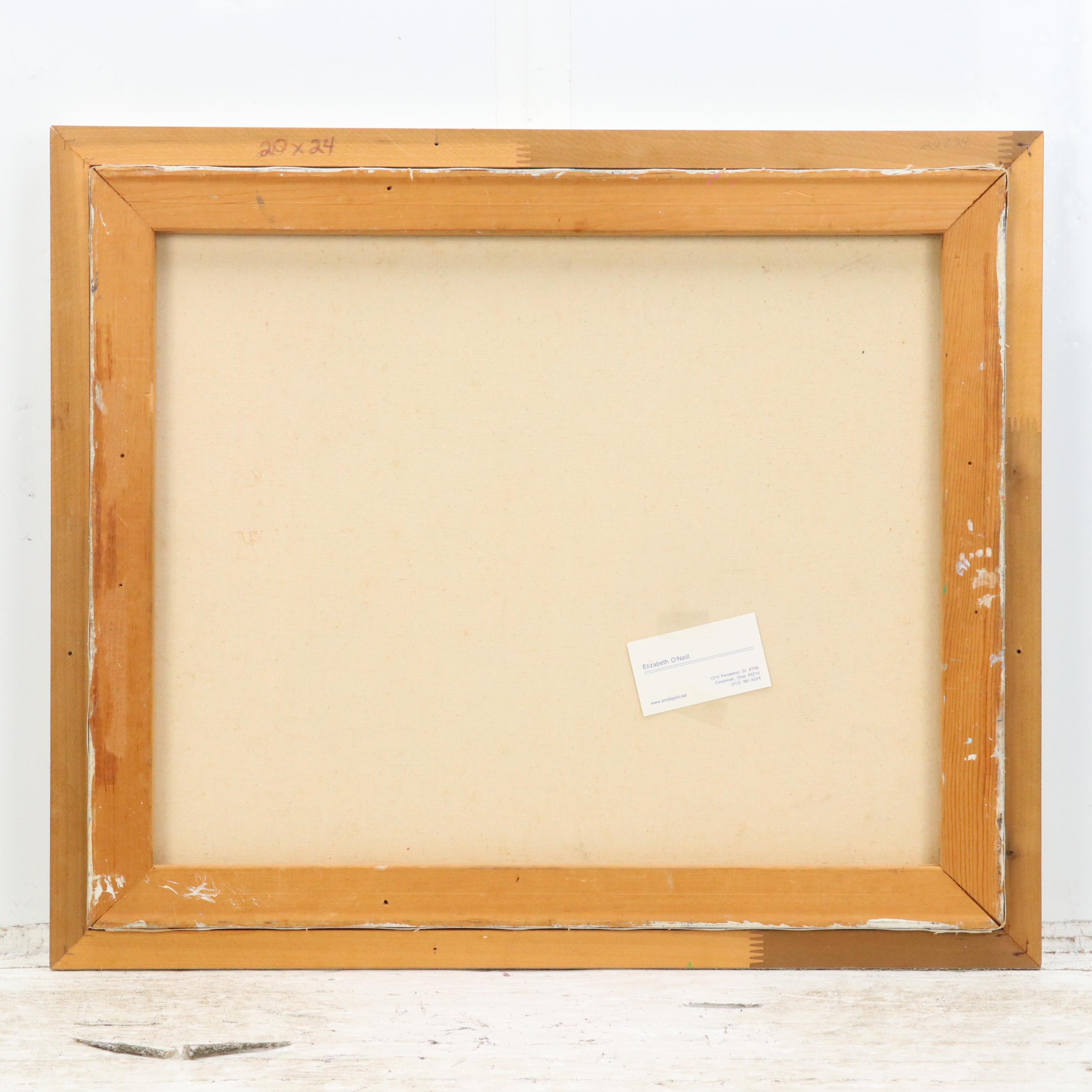 Elizabeth O'Neill Abstract Acrylic Painting, 21st Century