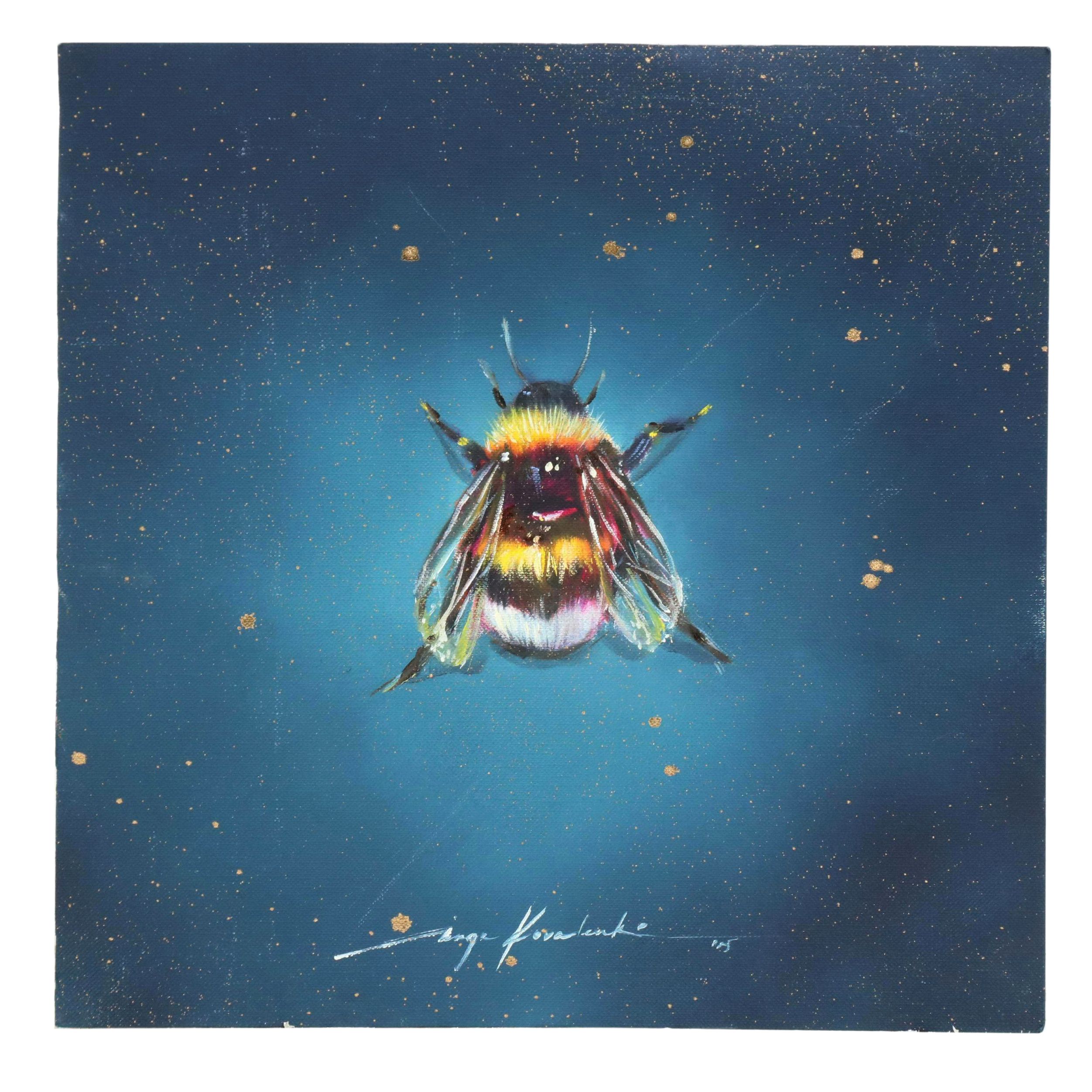 Inga Kovalenko Oil Painting of a Bee, 2025