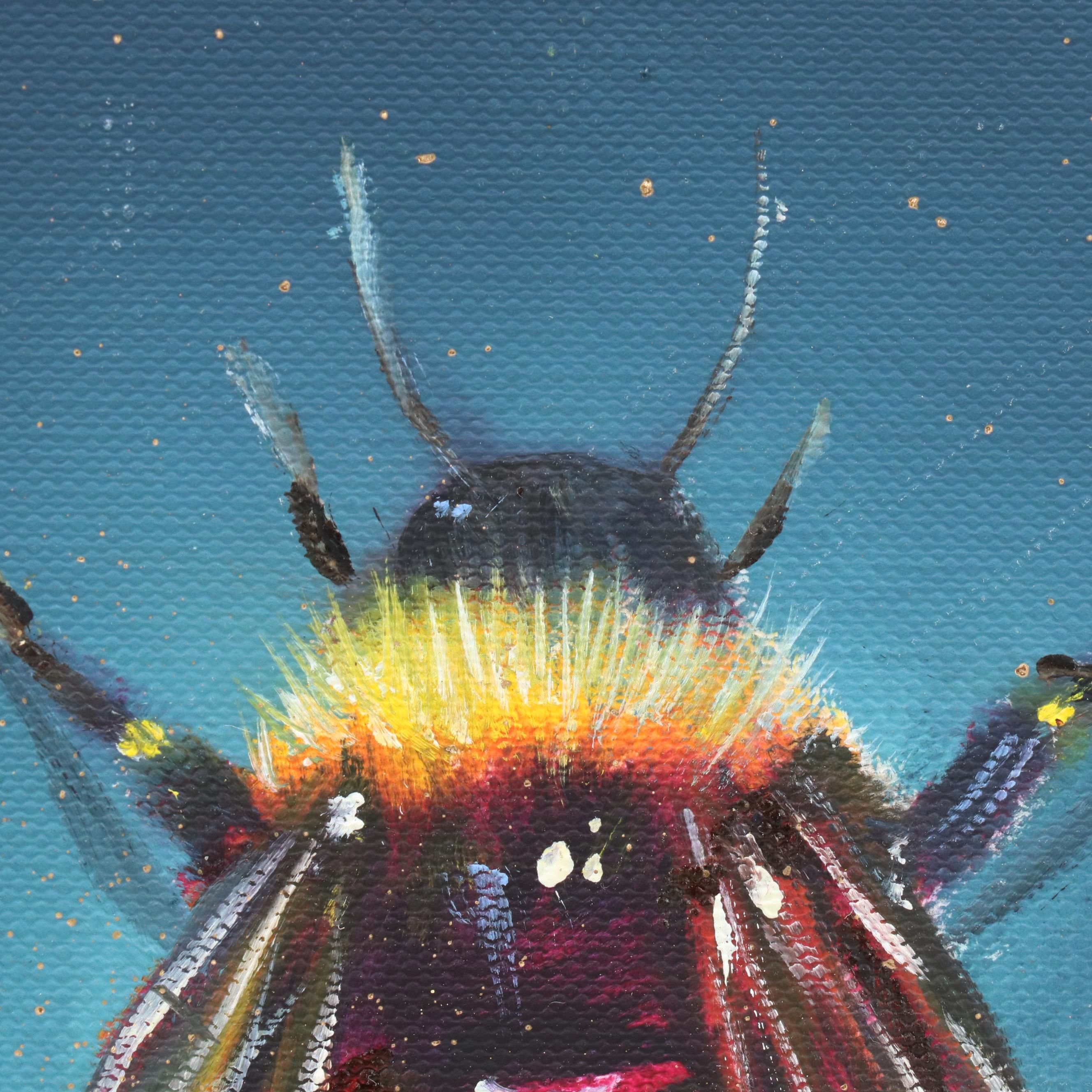 Inga Kovalenko Oil Painting of a Bee, 2025