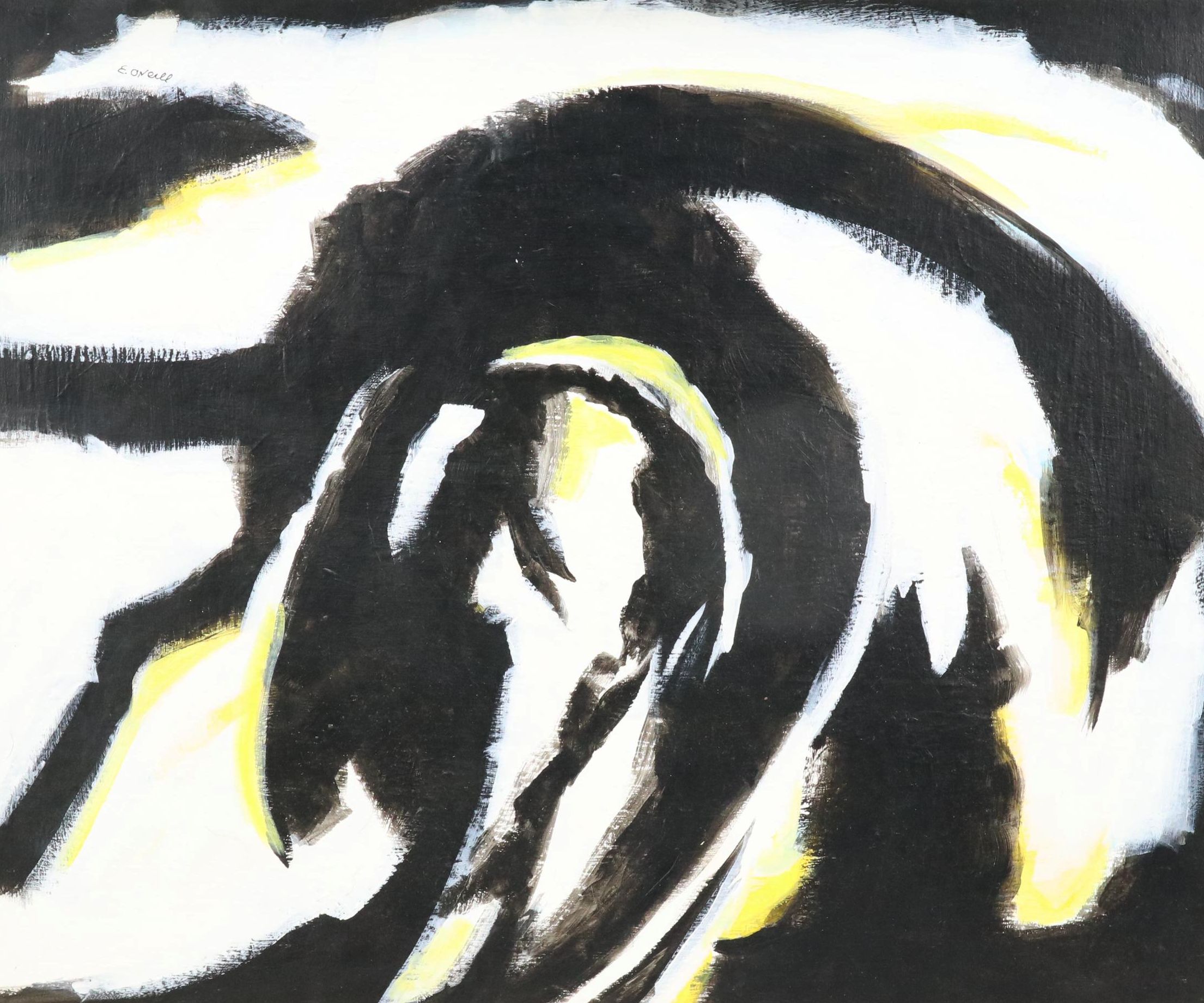 Elizabeth O'Neill Abstract Acrylic Painting, 21st Century