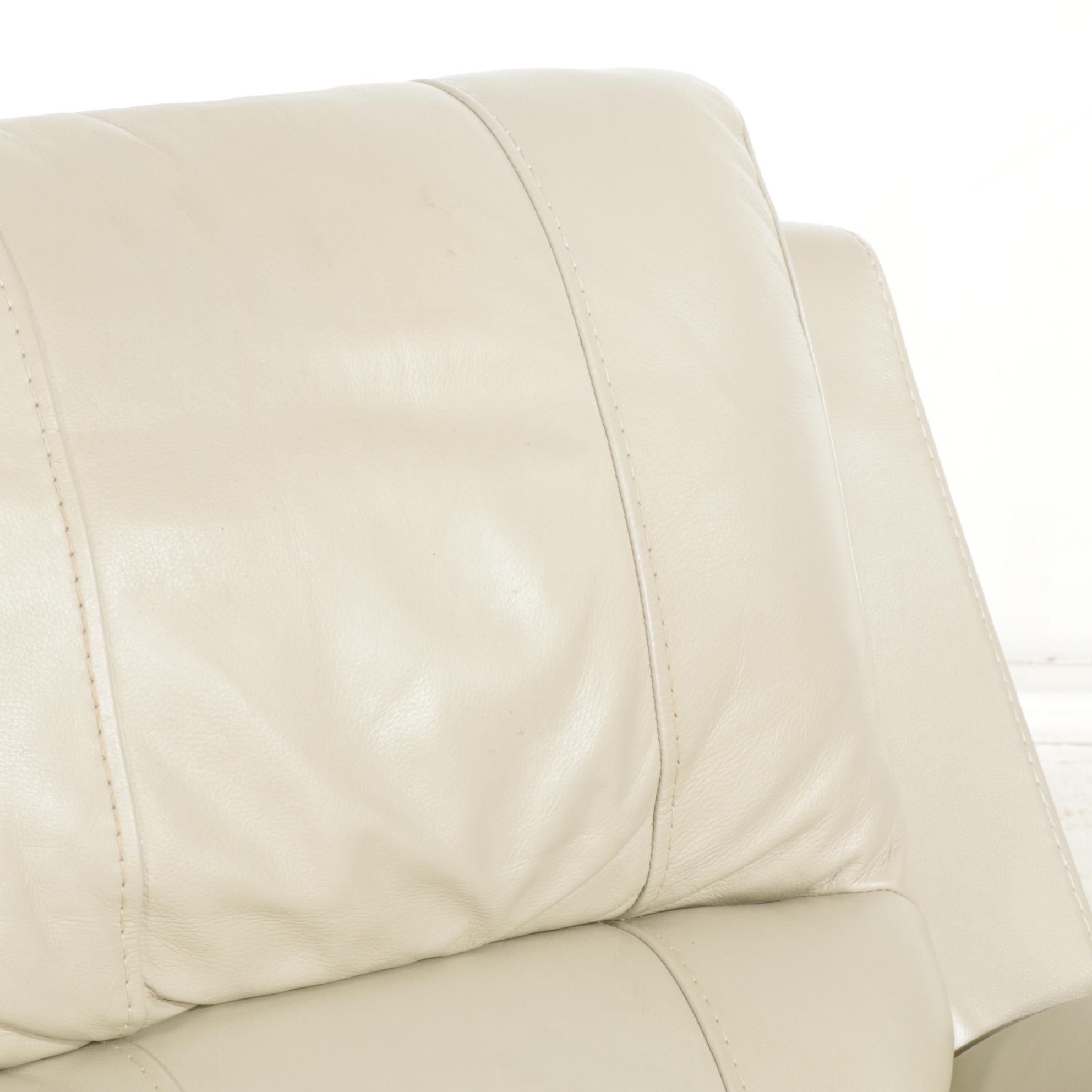 Man Wah Faux Leather Electric Recliner, 21st Century