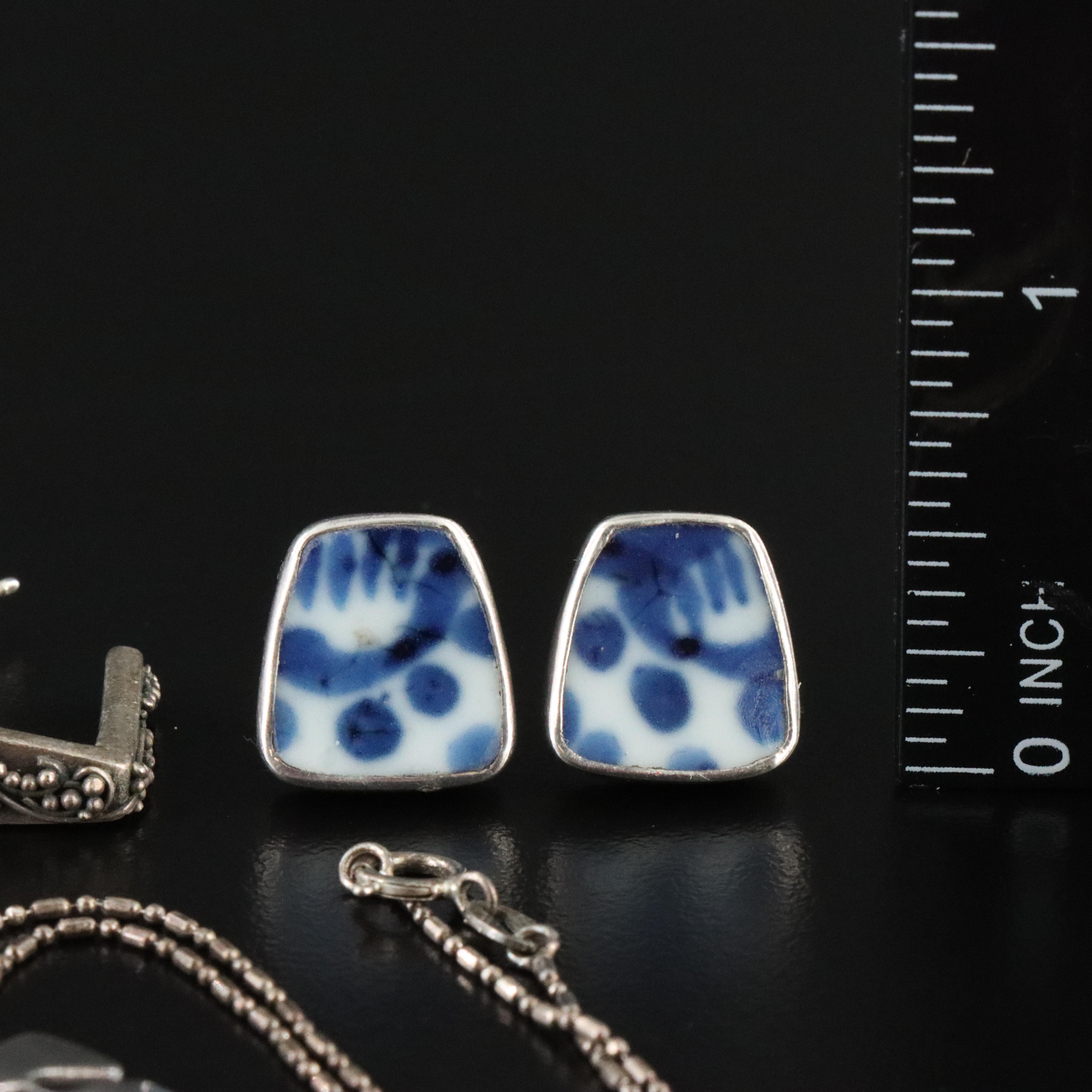 Collection of Sterling Jewelry Including Kokopelli, Lapis and Pearl