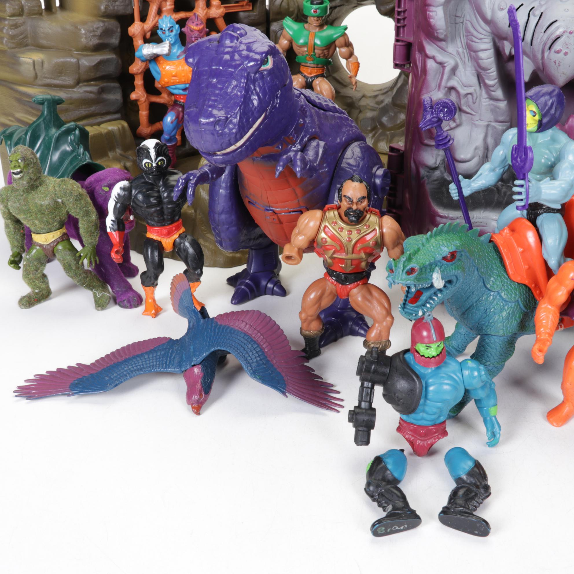 Master's of the Universe "Snake Mountain" Set & Action Figures