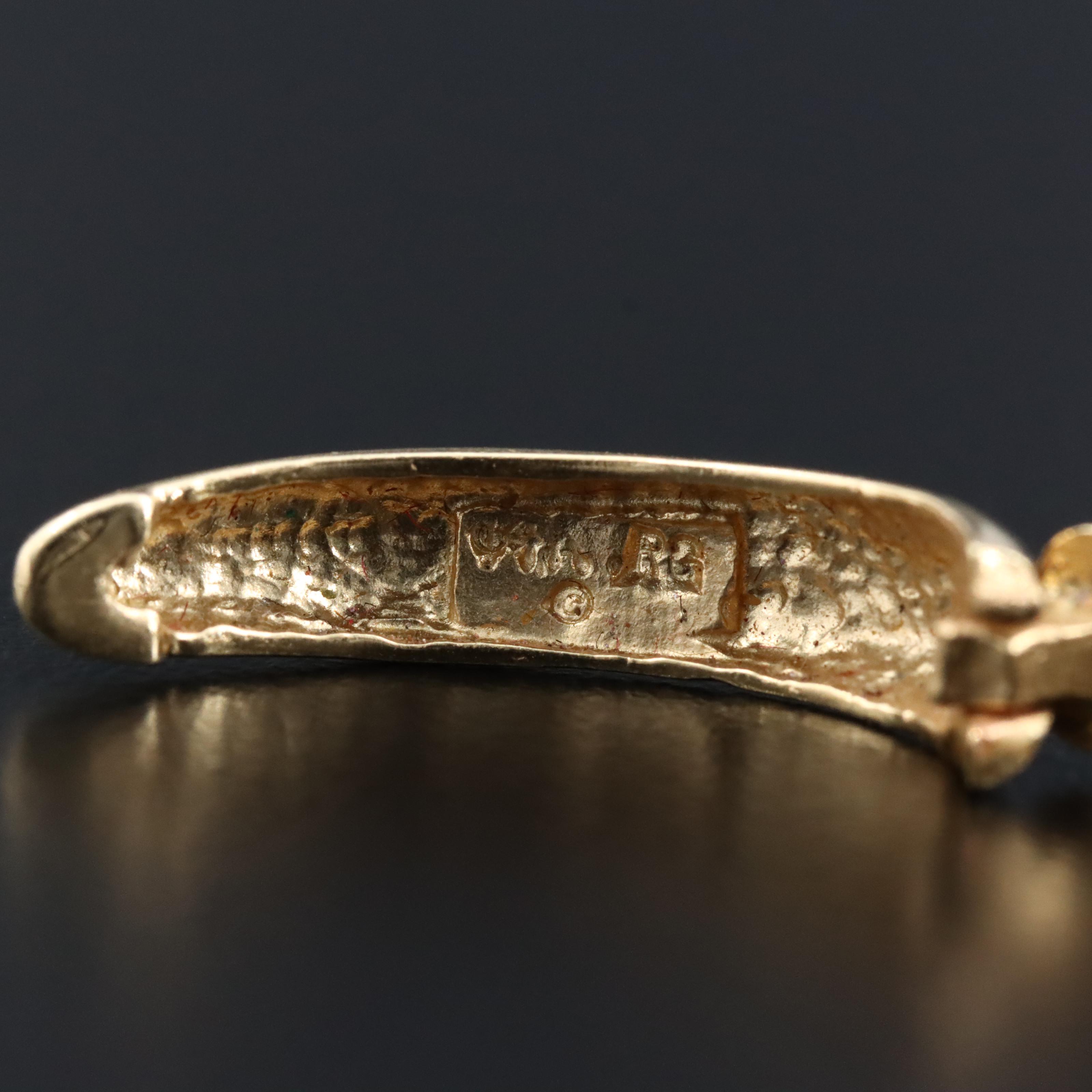 14K Opal Inlay Slide Pendant and Hoop Earrings