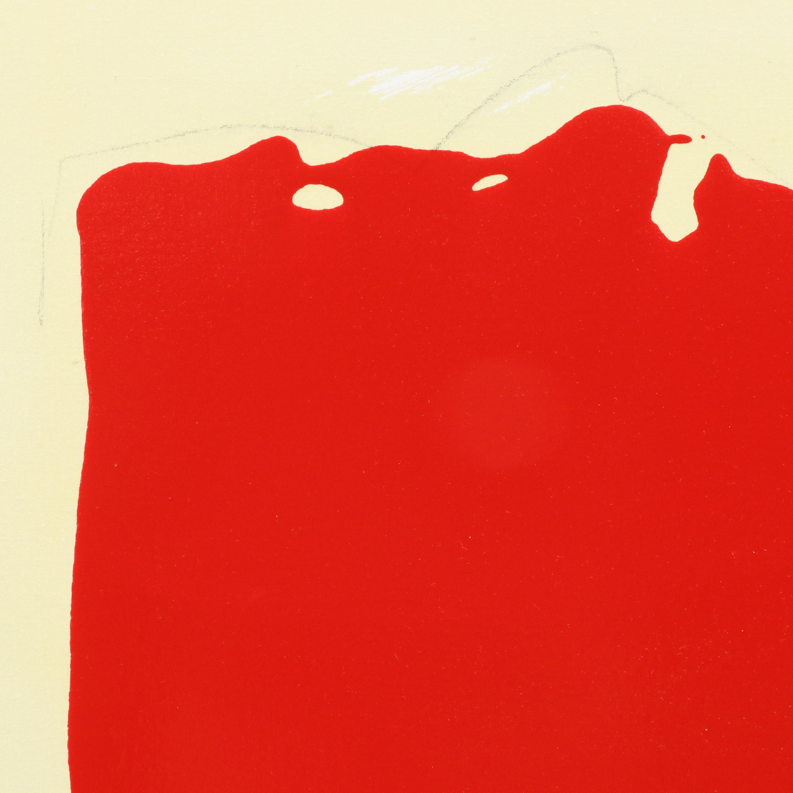 Robert R. Lackney Abstract Acrylic Painting "Dervwyn," 21st Century