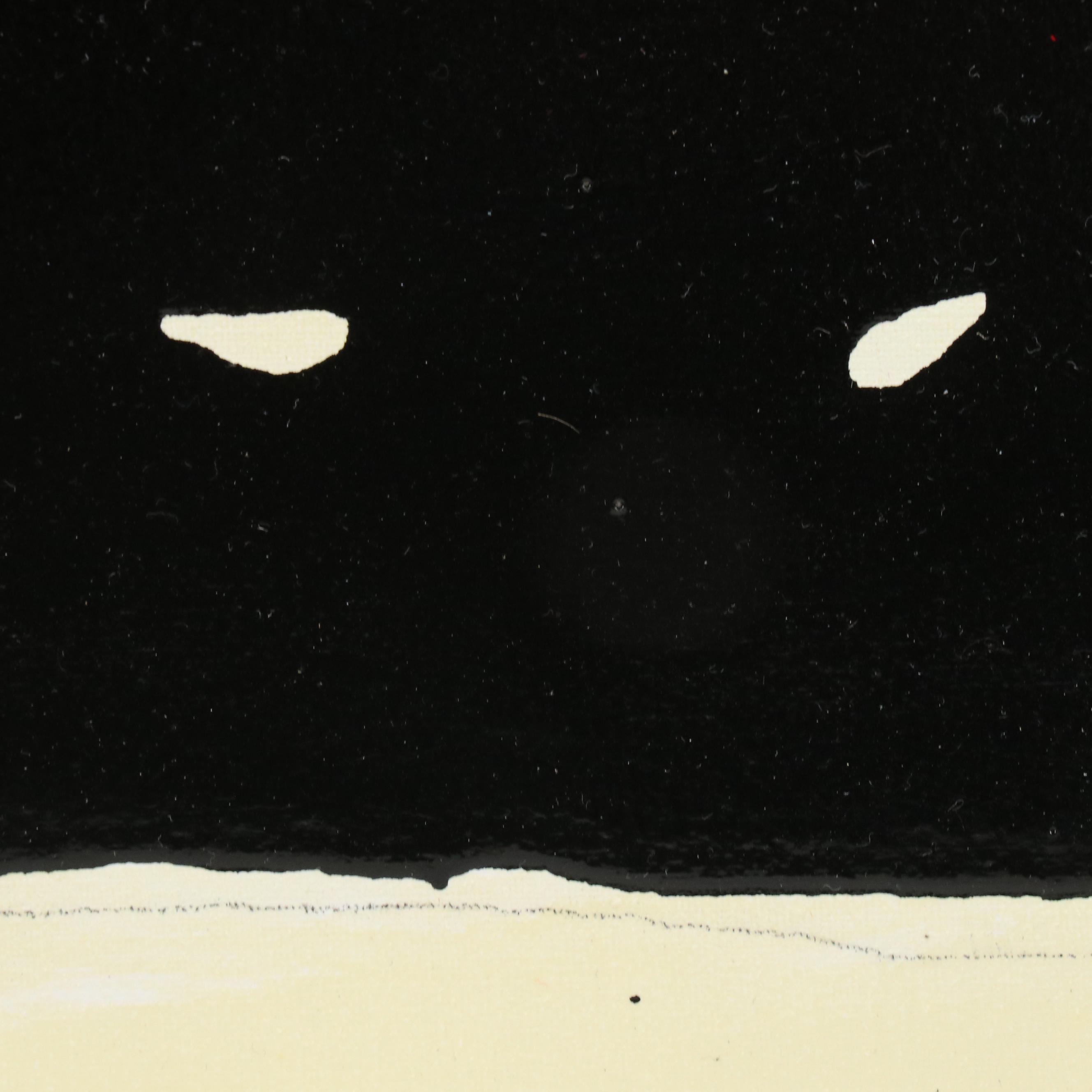 Robert R. Lackney Abstract Acrylic Painting "Dervwyn," 21st Century