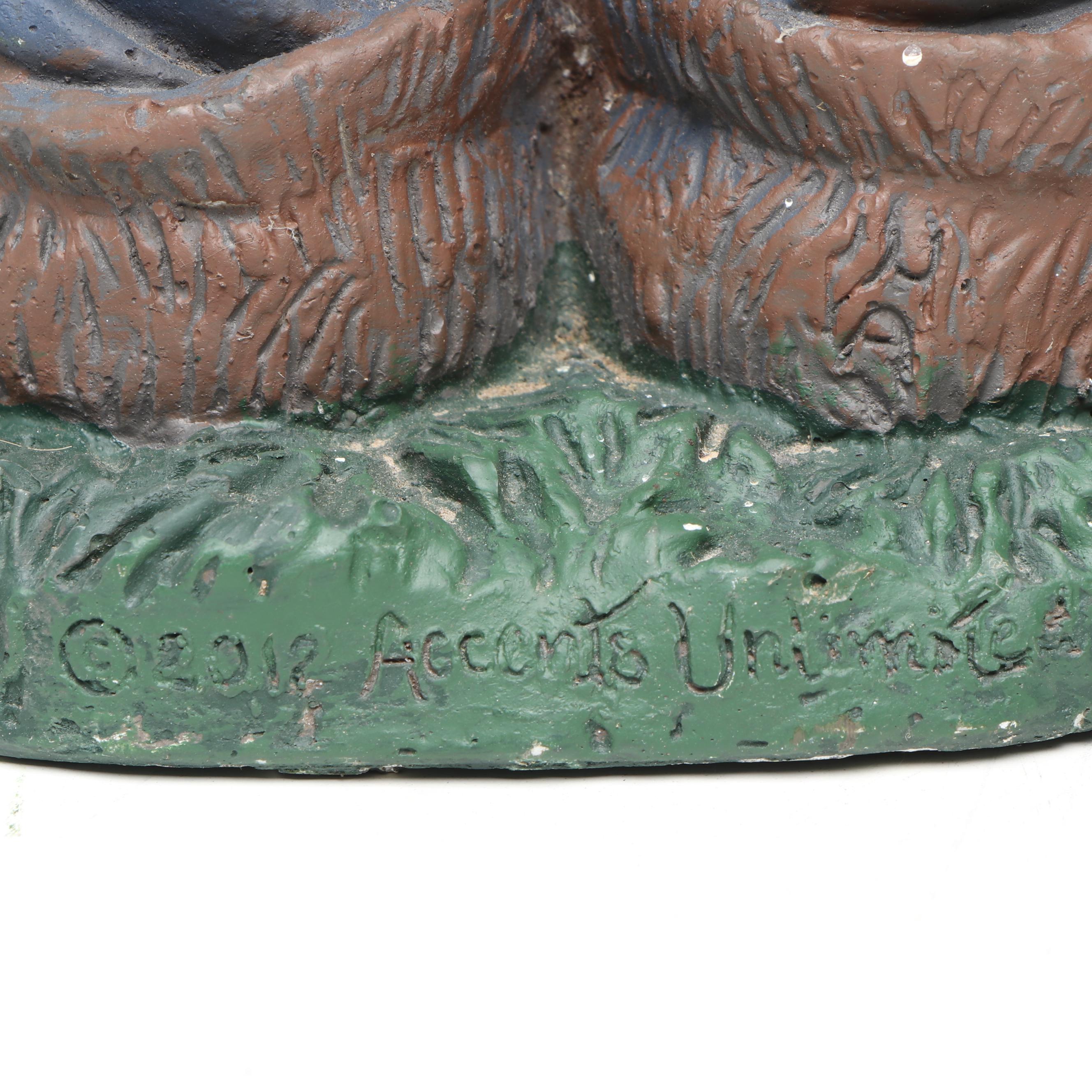 Accents Unlimited Polychrome Decorated Skeleton Garden Gnomes, 2012