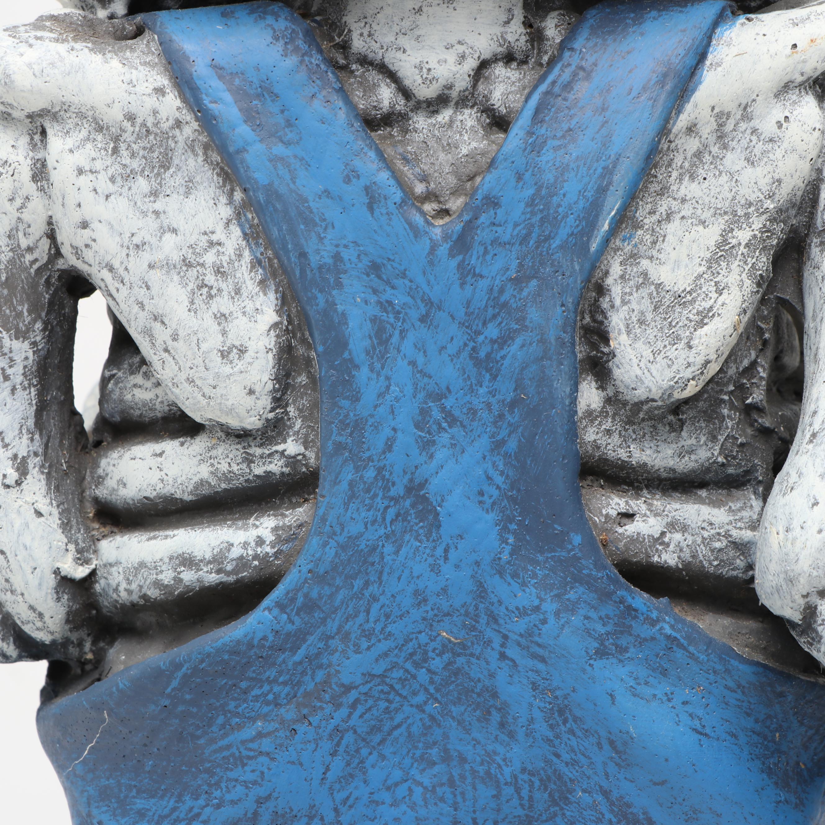 Accents Unlimited Polychrome Decorated Skeleton Garden Gnomes, 2012