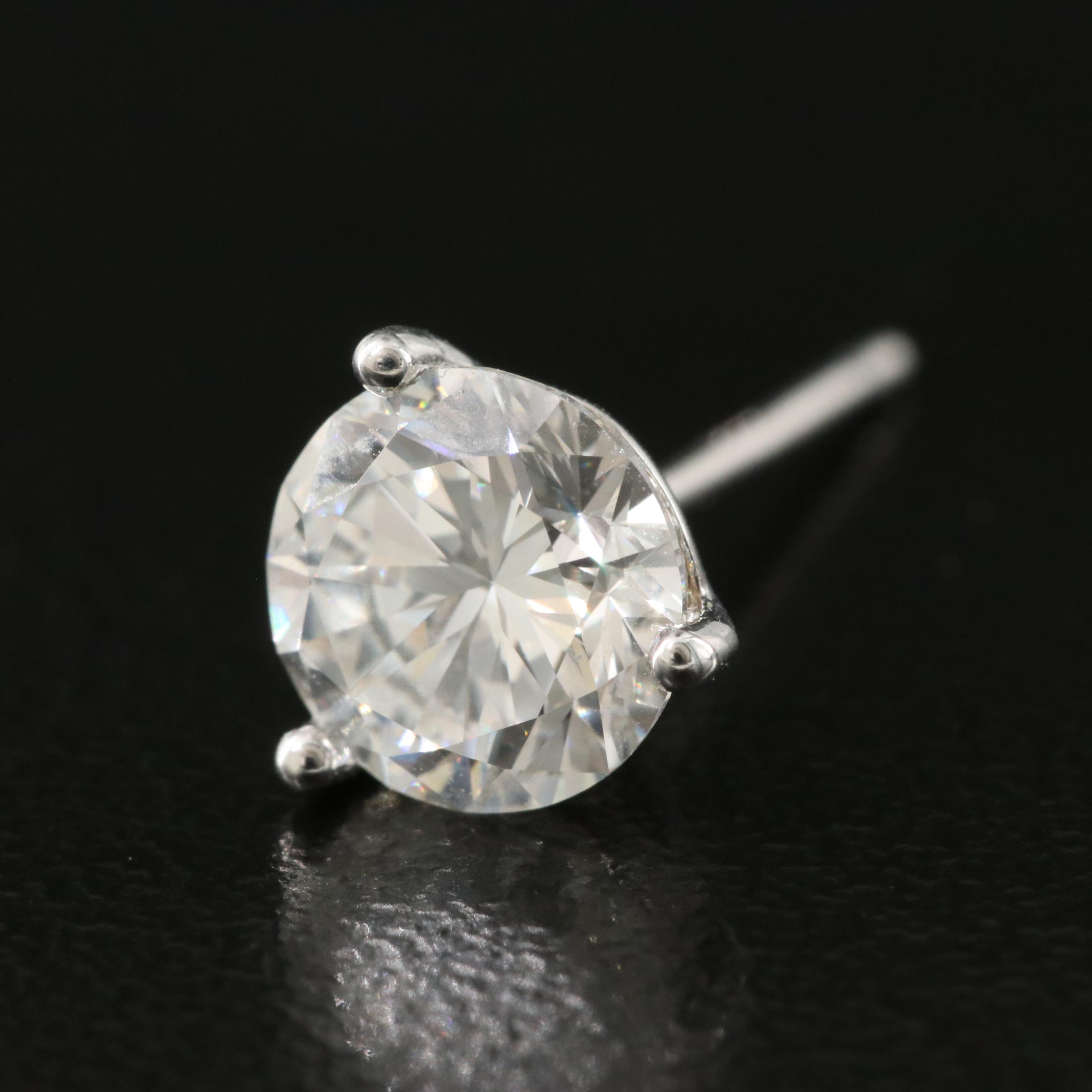 14K 2.00 CTW Lab Grown Diamond Stud Earrings
