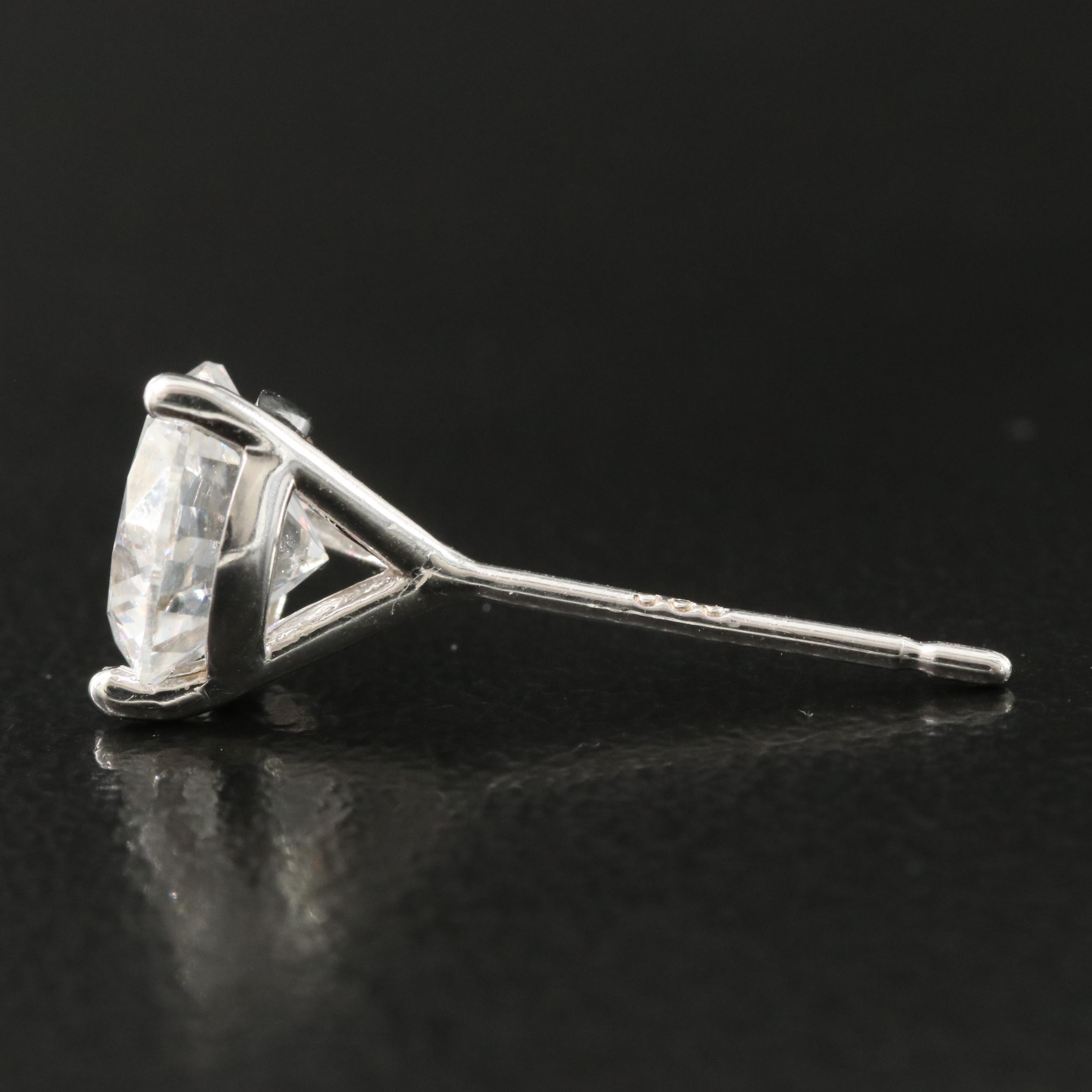 14K 2.00 CTW Lab Grown Diamond Stud Earrings