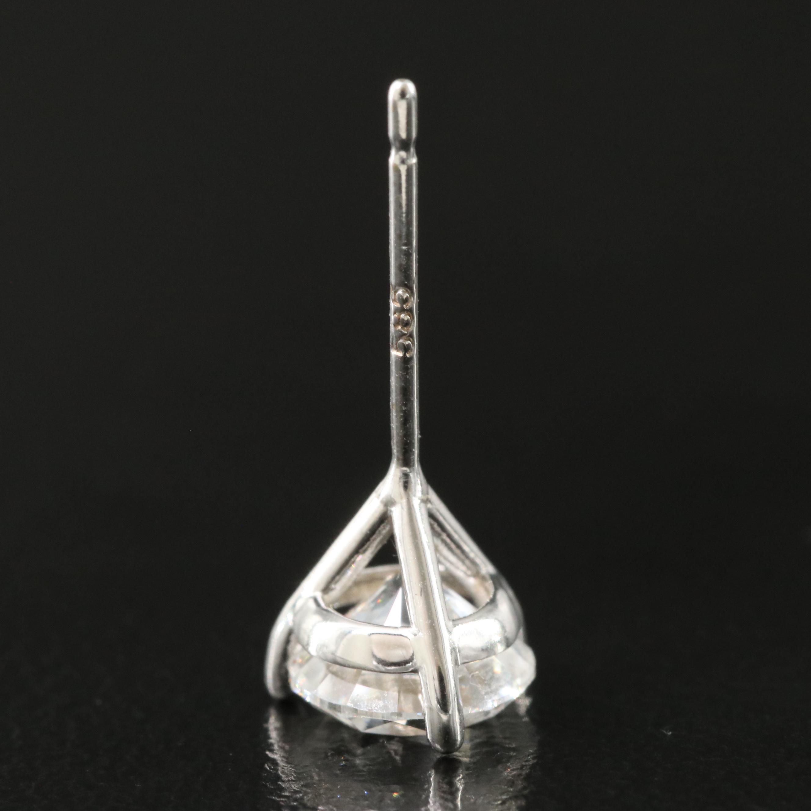 14K 2.00 CTW Lab Grown Diamond Stud Earrings