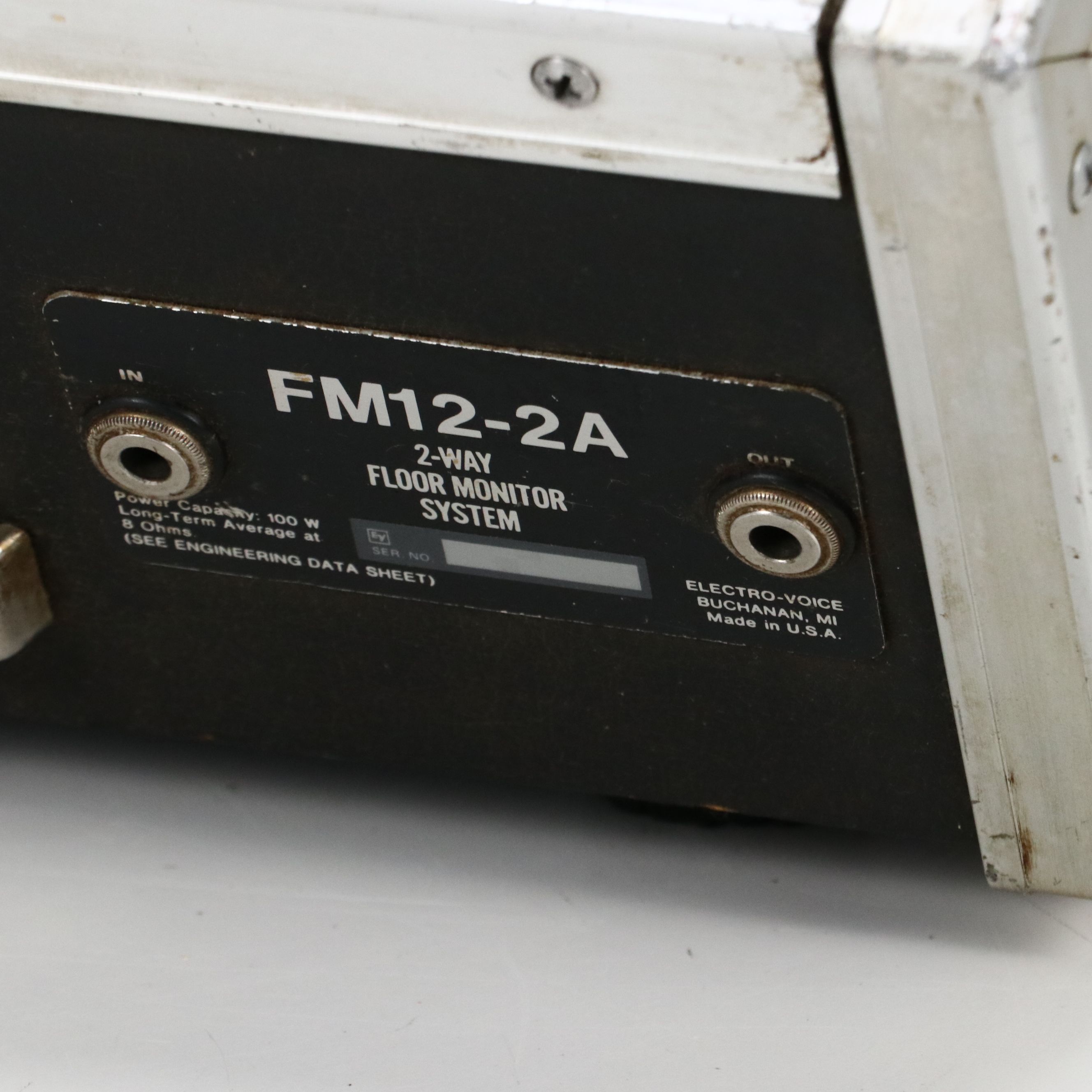 Electro-Voice Model FM12-2A 2-Way Floor Monitor System
