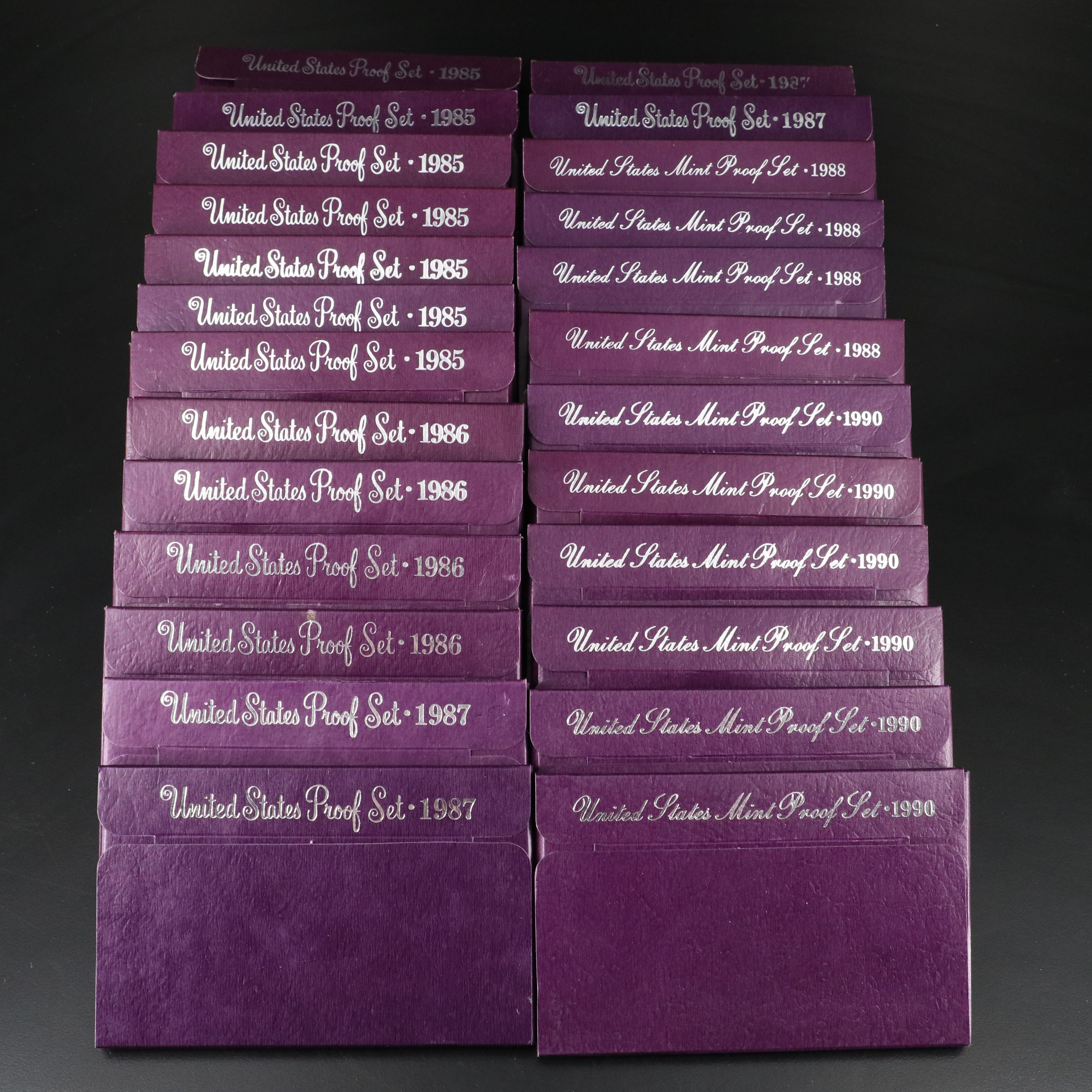 Twenty-Five United States Modern Proof Sets