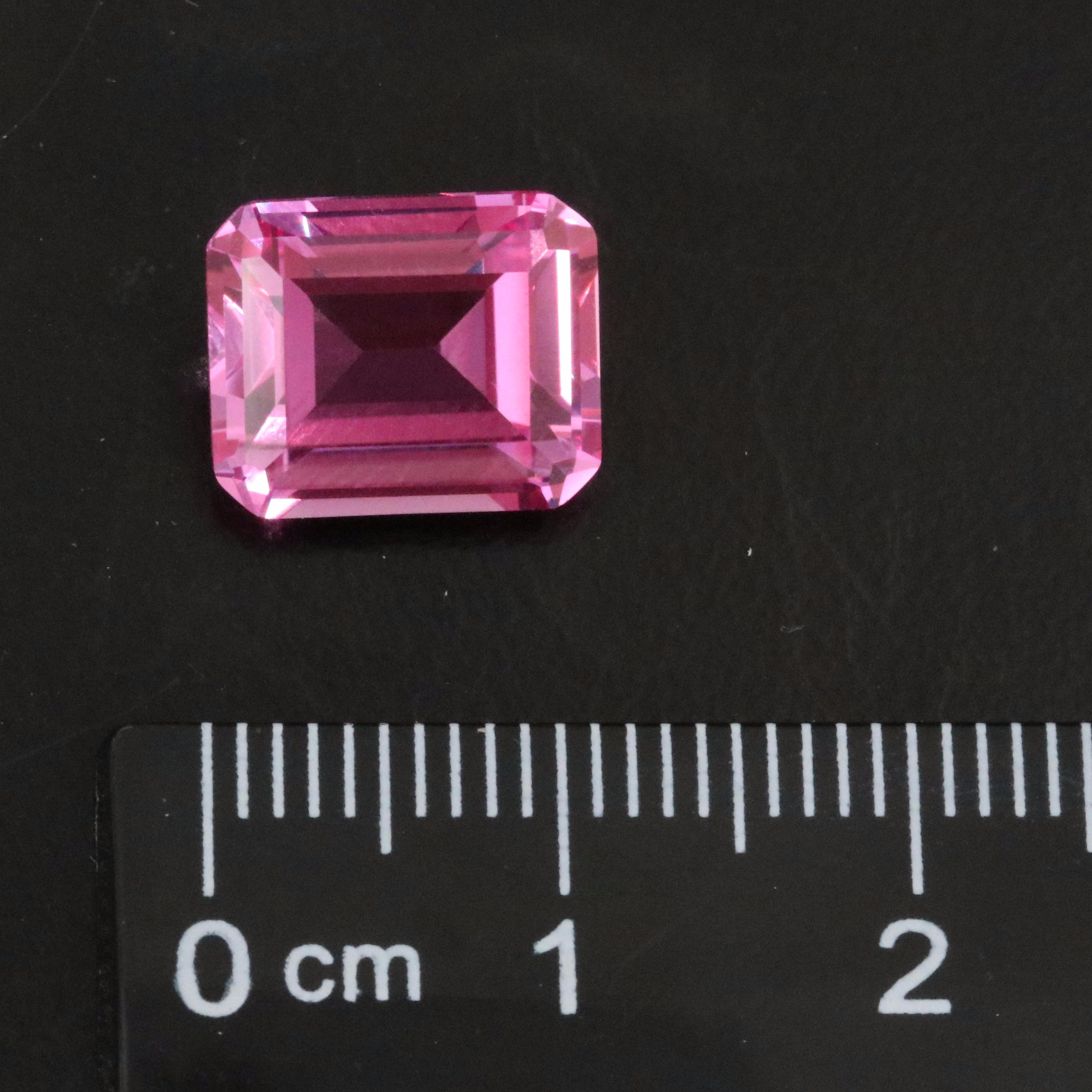 Loose 6.01 CT Lab Grown Sapphire
