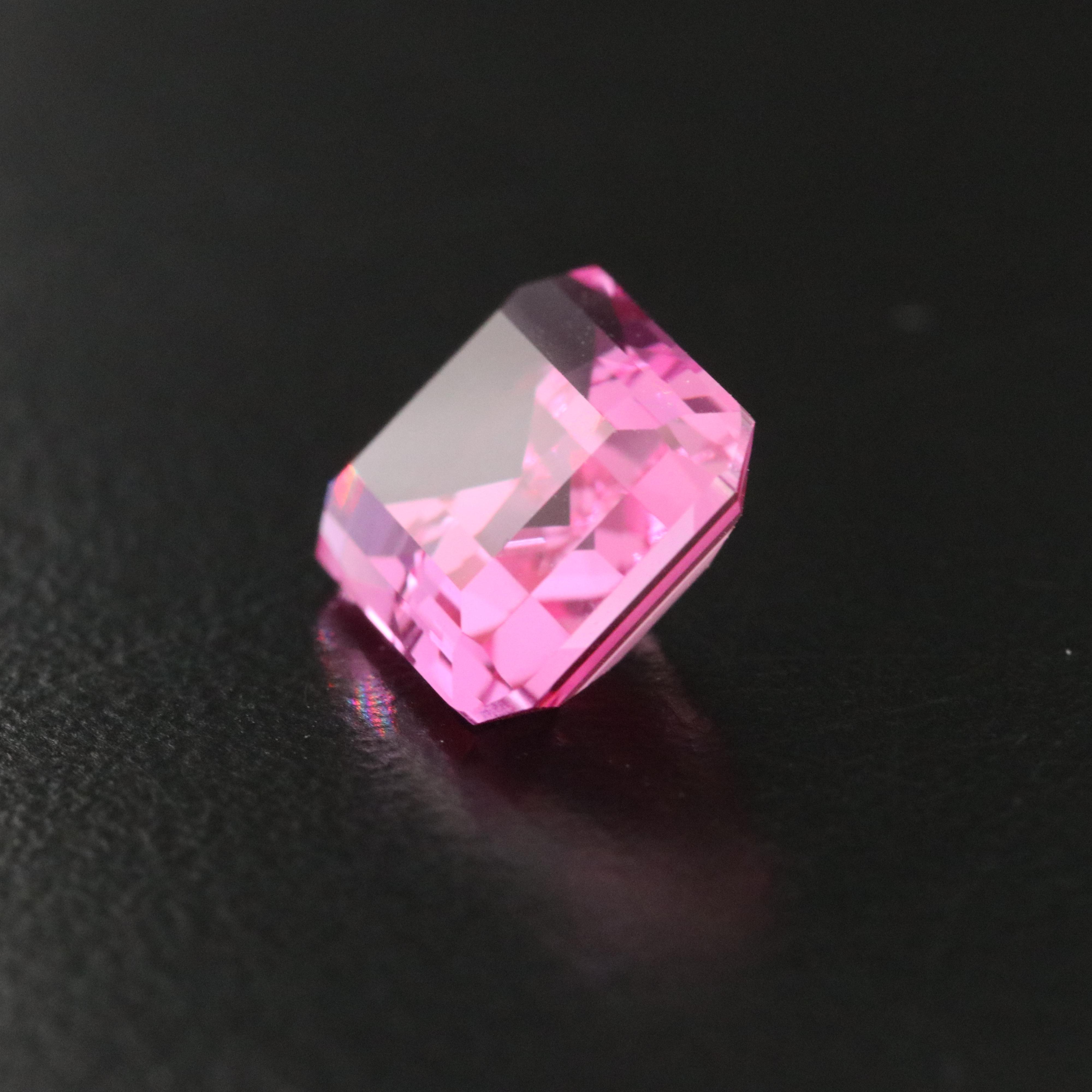 Loose 6.01 CT Lab Grown Sapphire