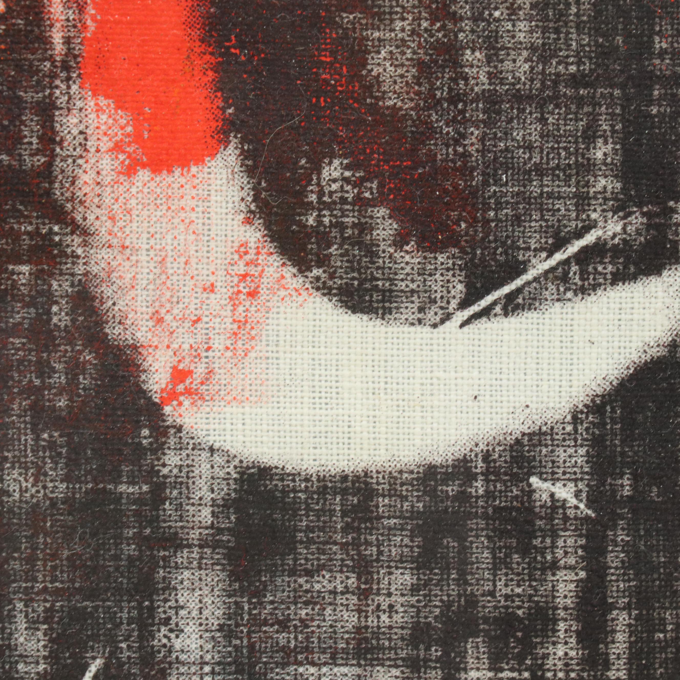 Eric Ajama Figural Surrealist Screenprint, 21st Century