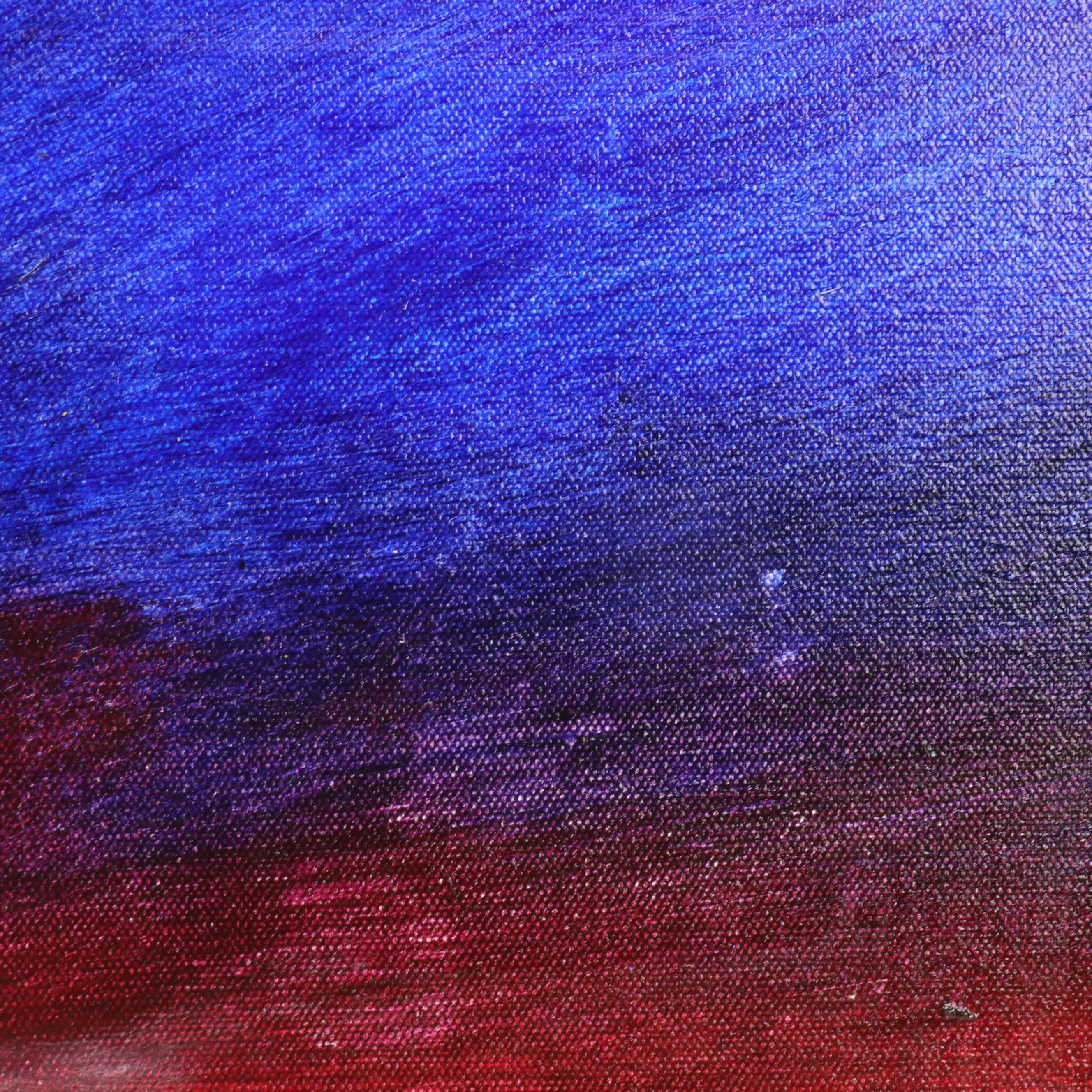 Robert R. Lackney Sunrise Landscape Acrylic Painting "First Light," 21st Century