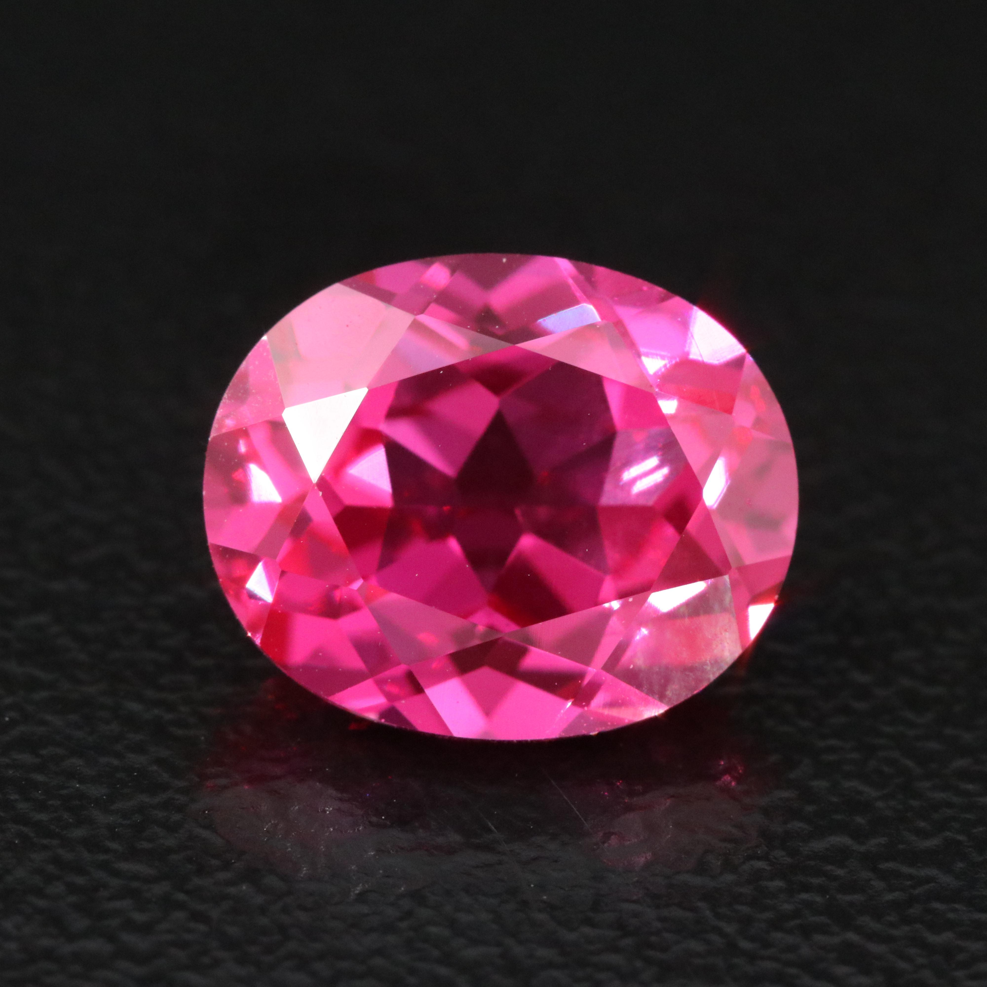 Loose 4.98 CT Lab Grown Ruby