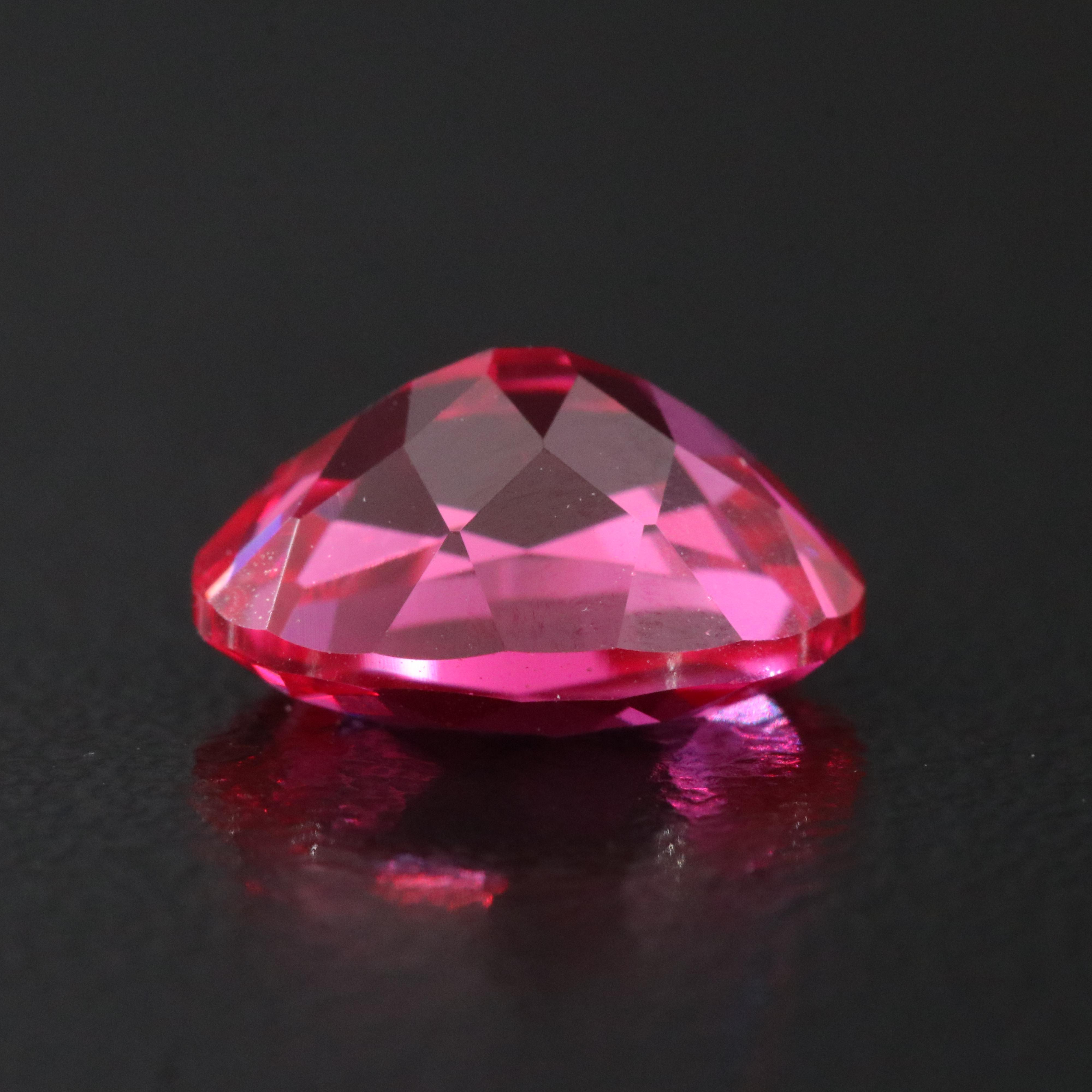 Loose 4.98 CT Lab Grown Ruby