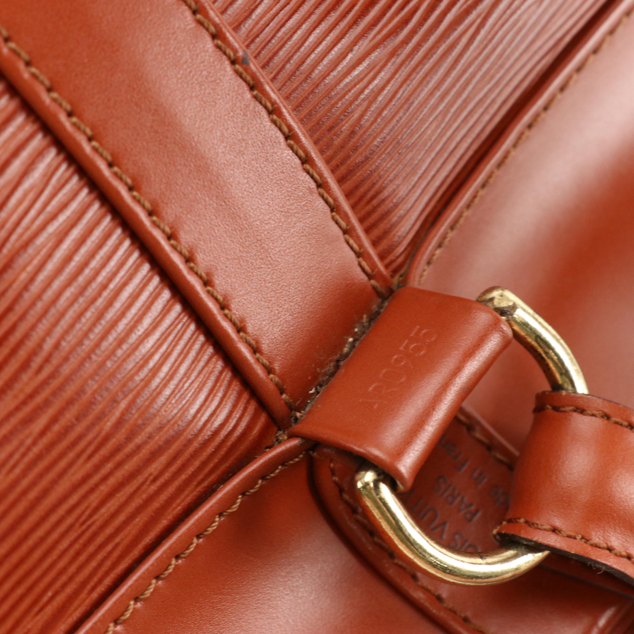 Louis Vuitton Randonnée PM Sling Bag in Kenyan Fawn Epi/Smooth Leather