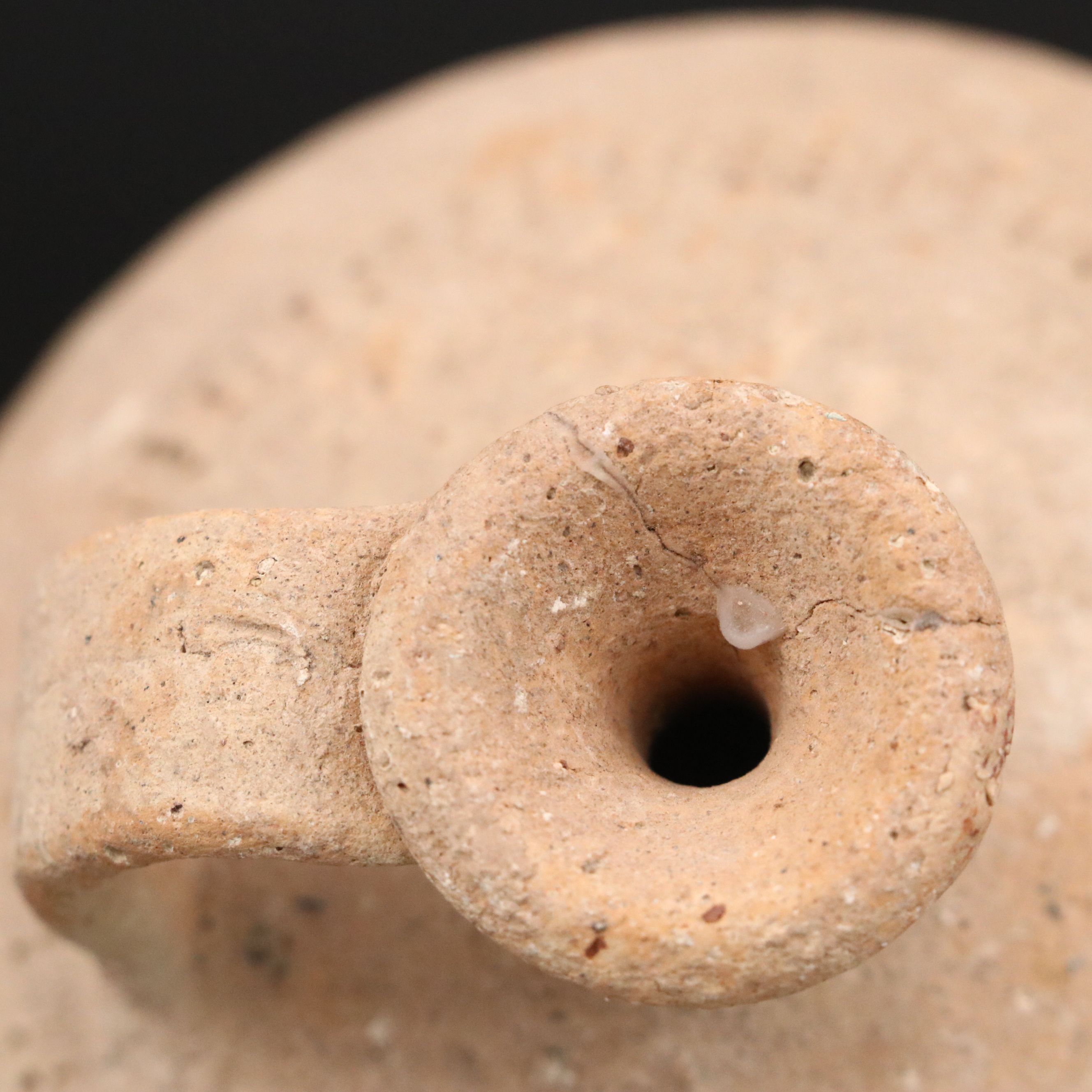 Ancient Holyland Pottery Cosmetic Vessel, Circa 1100–900 BCE