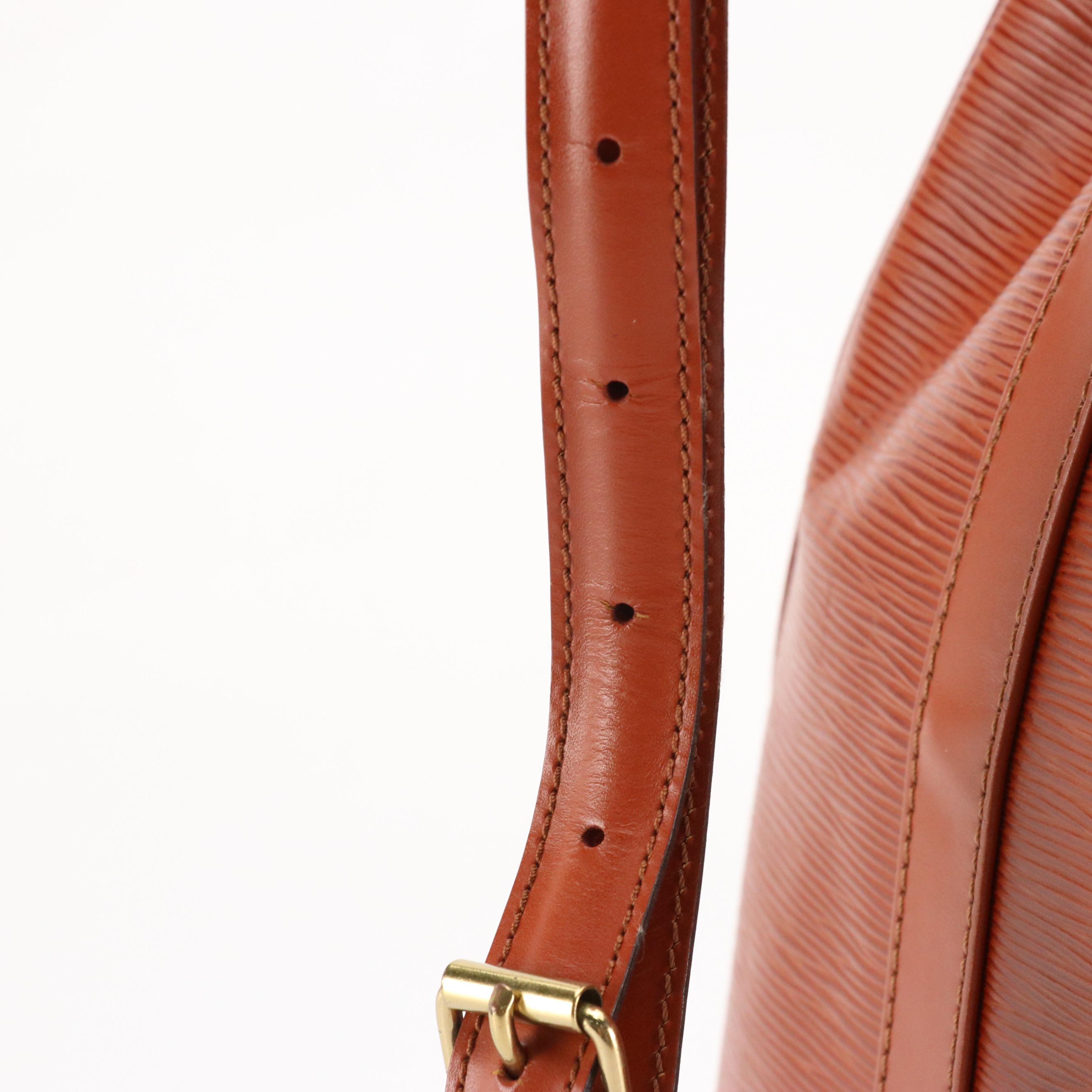 Louis Vuitton Randonnée PM Sling Bag in Kenyan Fawn Epi/Smooth Leather