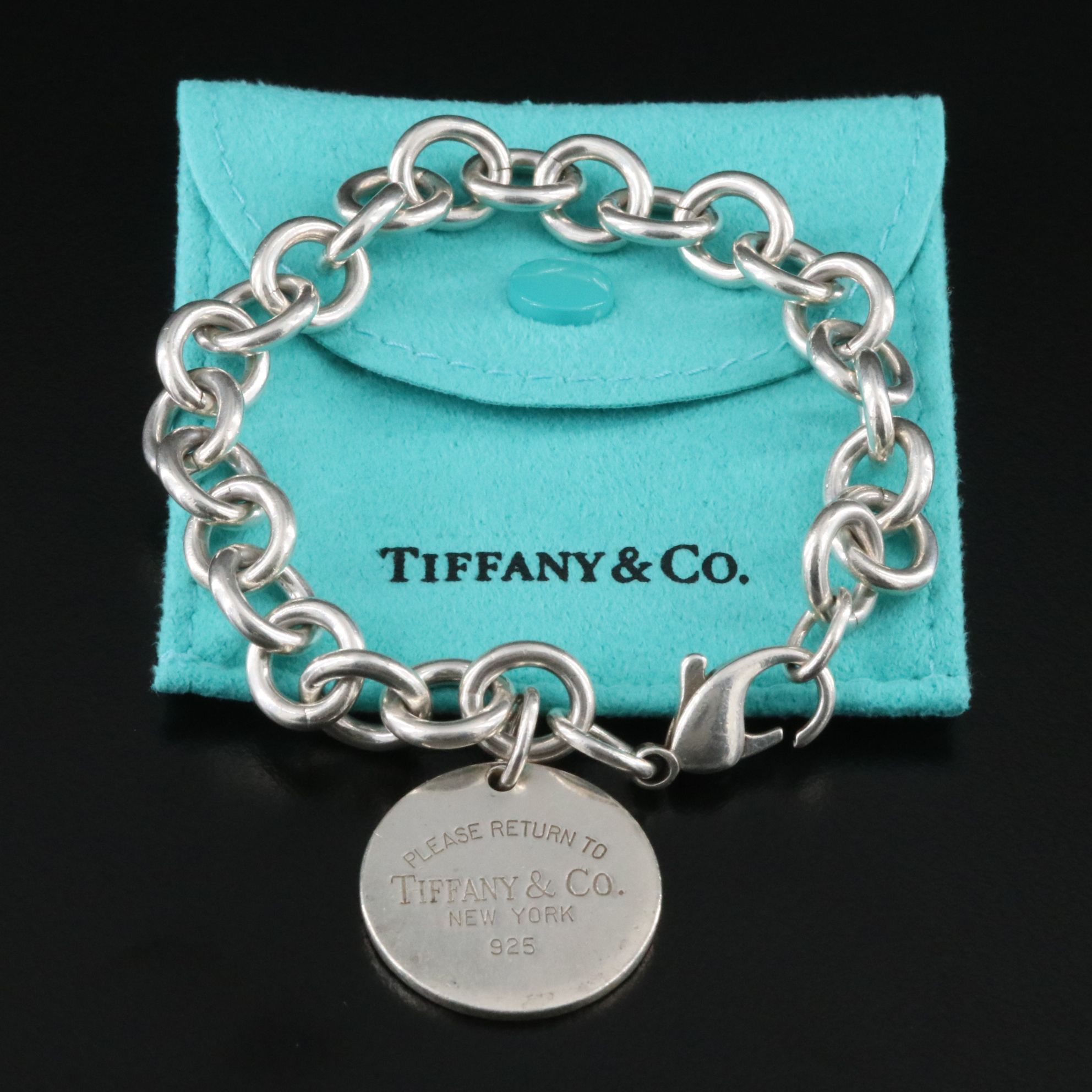 Tiffany & Co. Return to Tiffany Round Tag Bracelet