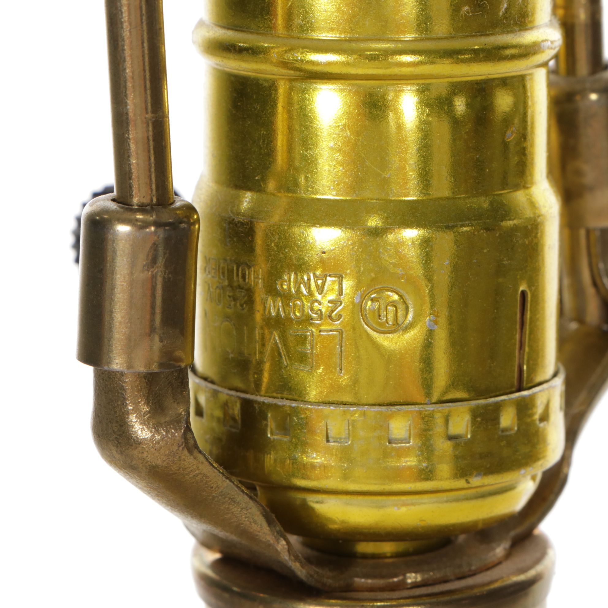 Quoizel Brass Swing-Arm Floor Lamp, 21st Century