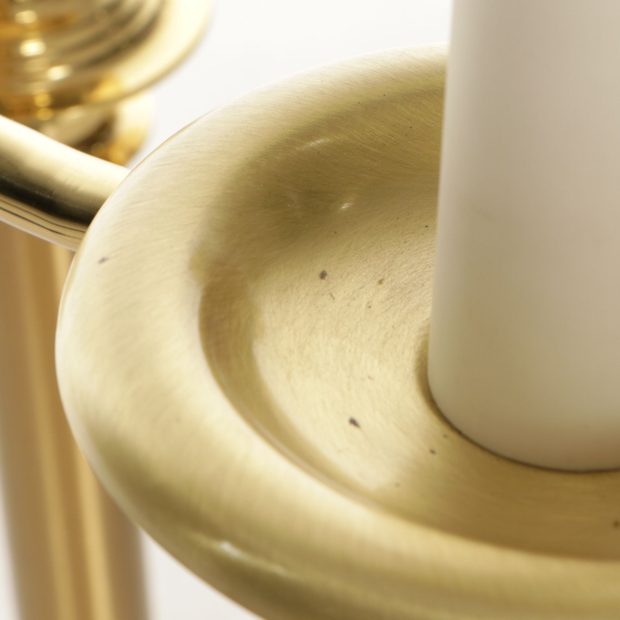 Quoizel Brass Swing-Arm Floor Lamp, 21st Century