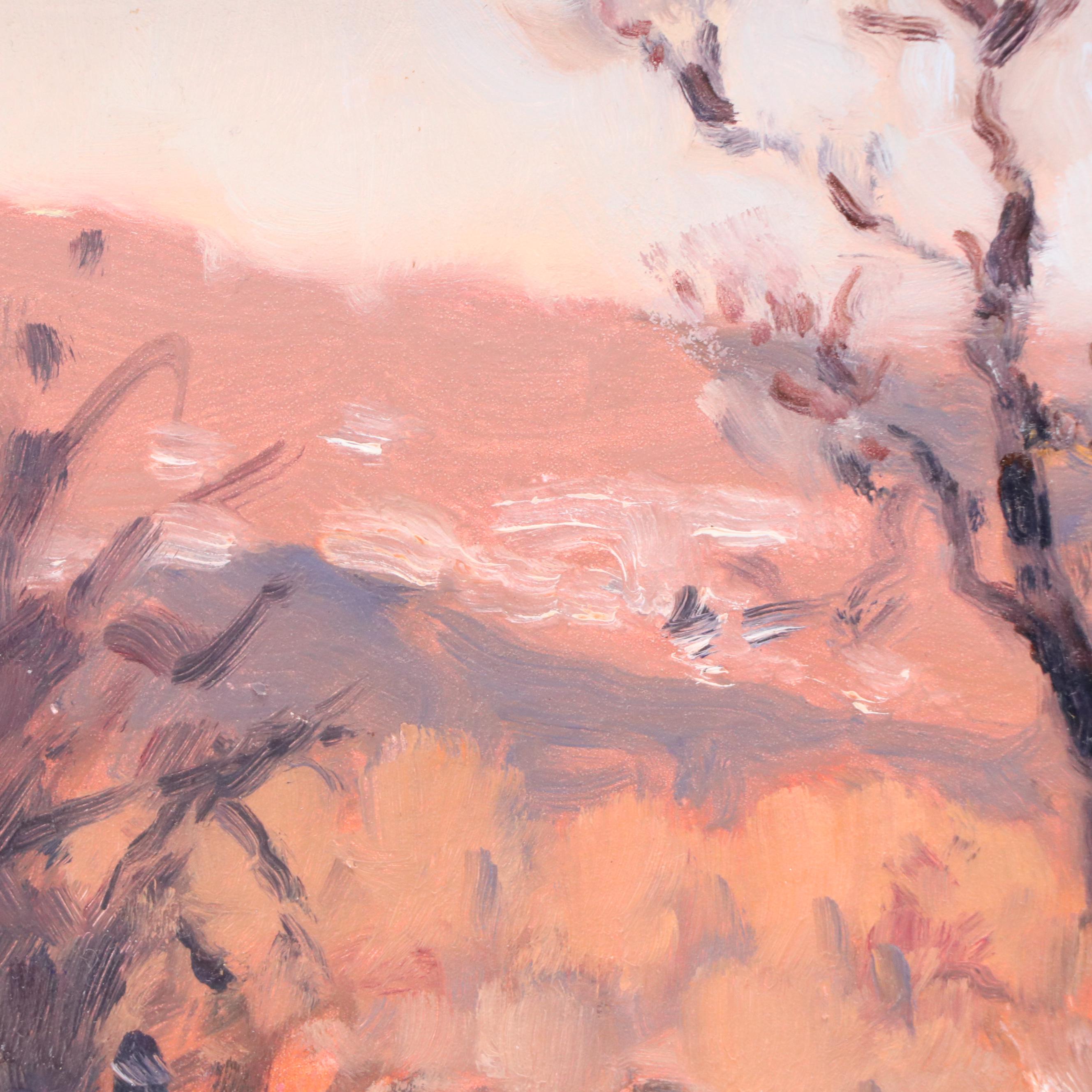 Runquist Landscape Oil Painting "Late Winter." 2009