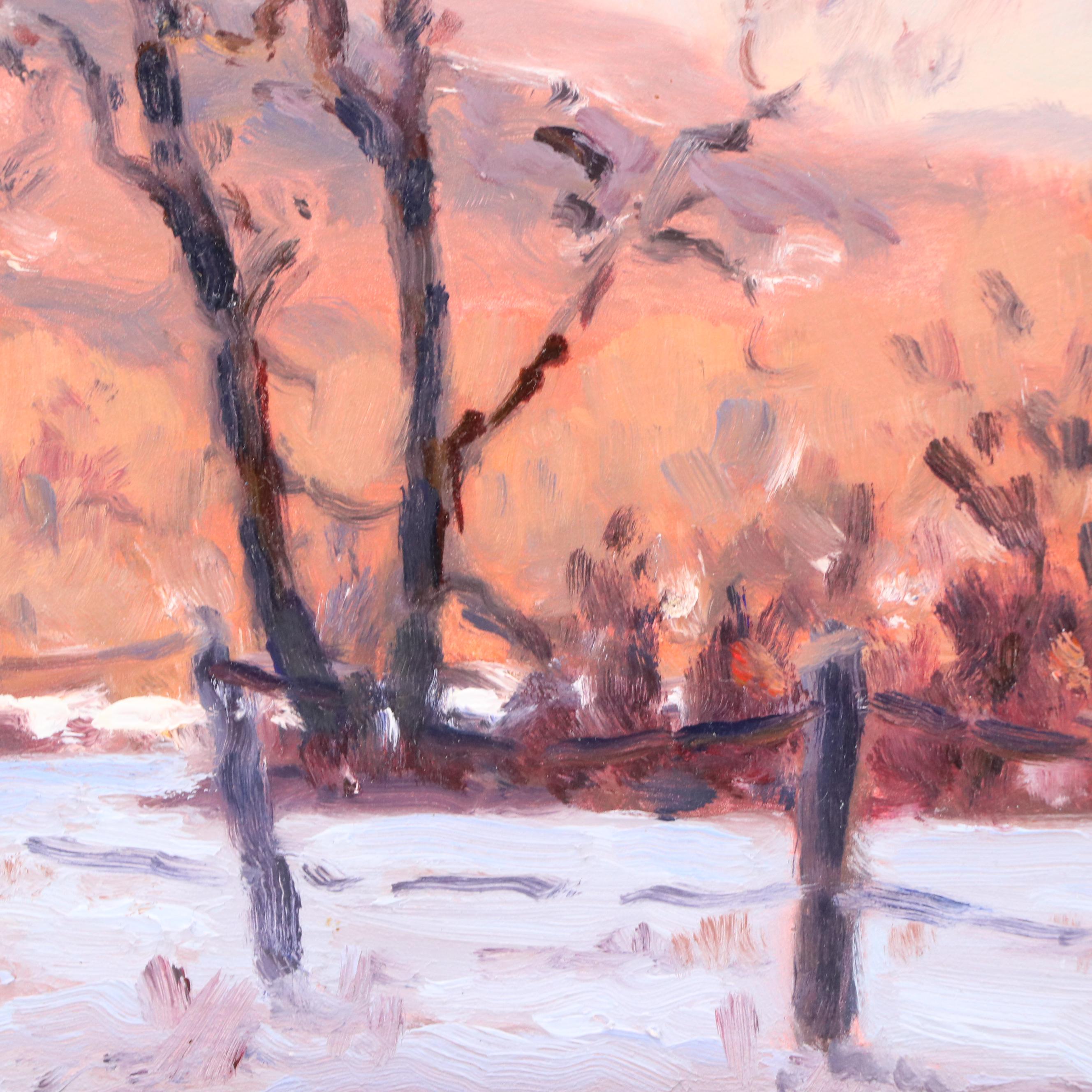 Runquist Landscape Oil Painting "Late Winter." 2009