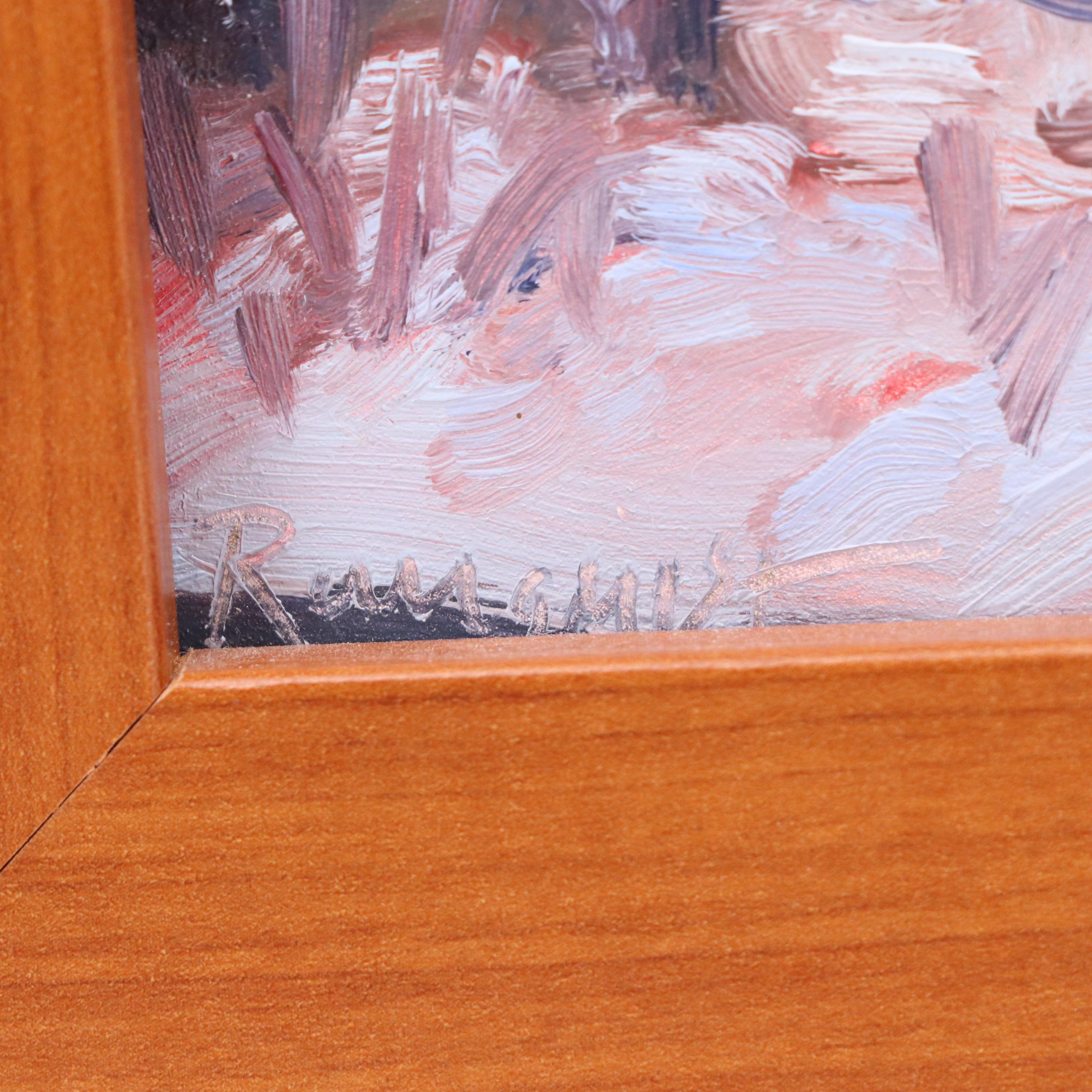 Runquist Landscape Oil Painting "Late Winter." 2009