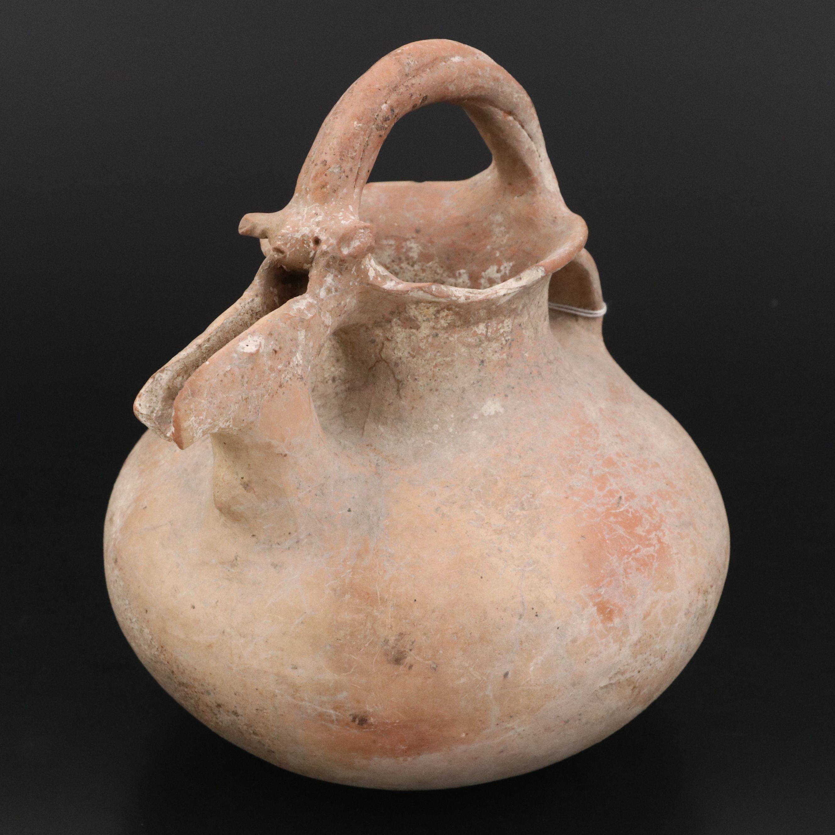 Persian Pottery Crane Spout Vessel, Circa 1st Millennium BCE