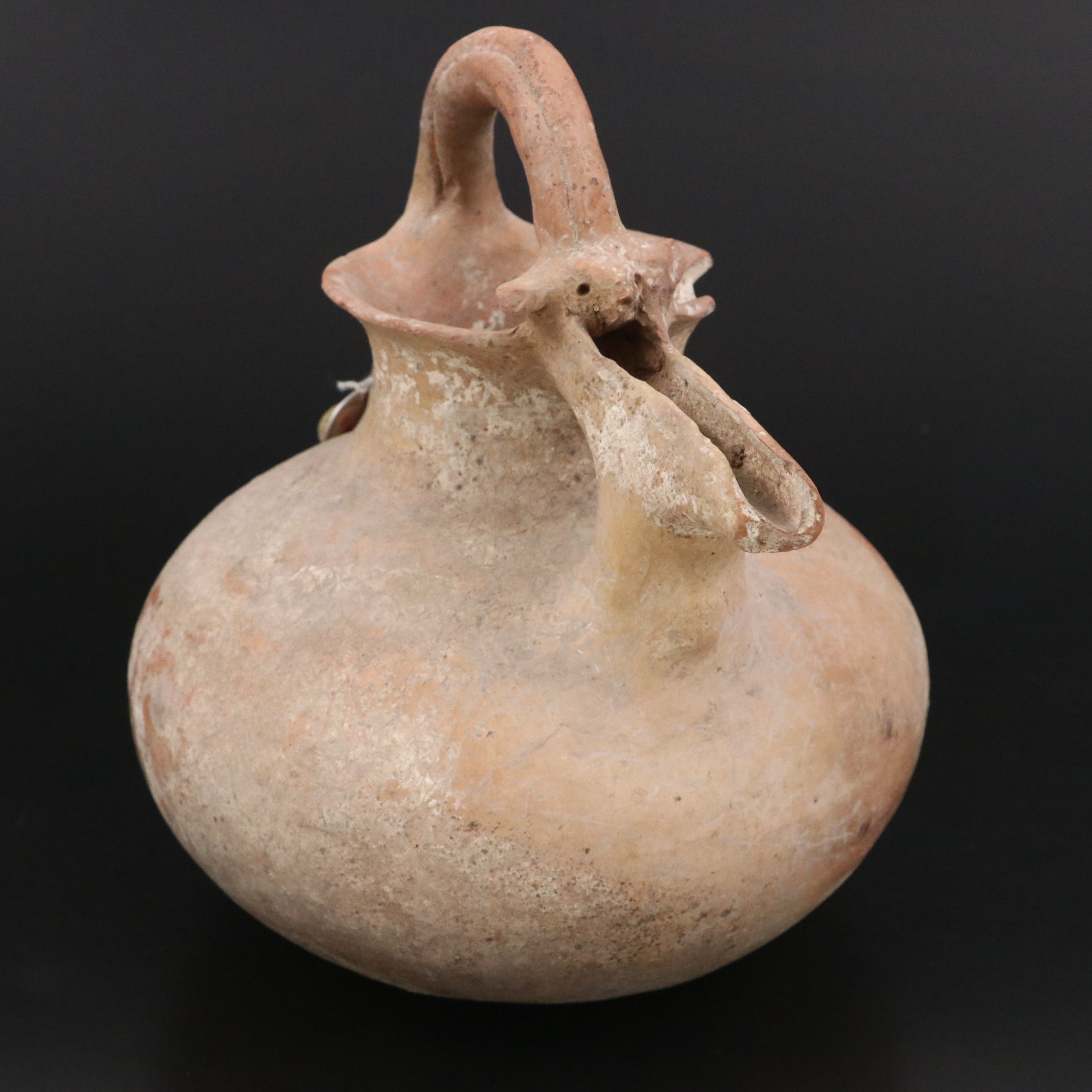 Persian Pottery Crane Spout Vessel, Circa 1st Millennium BCE